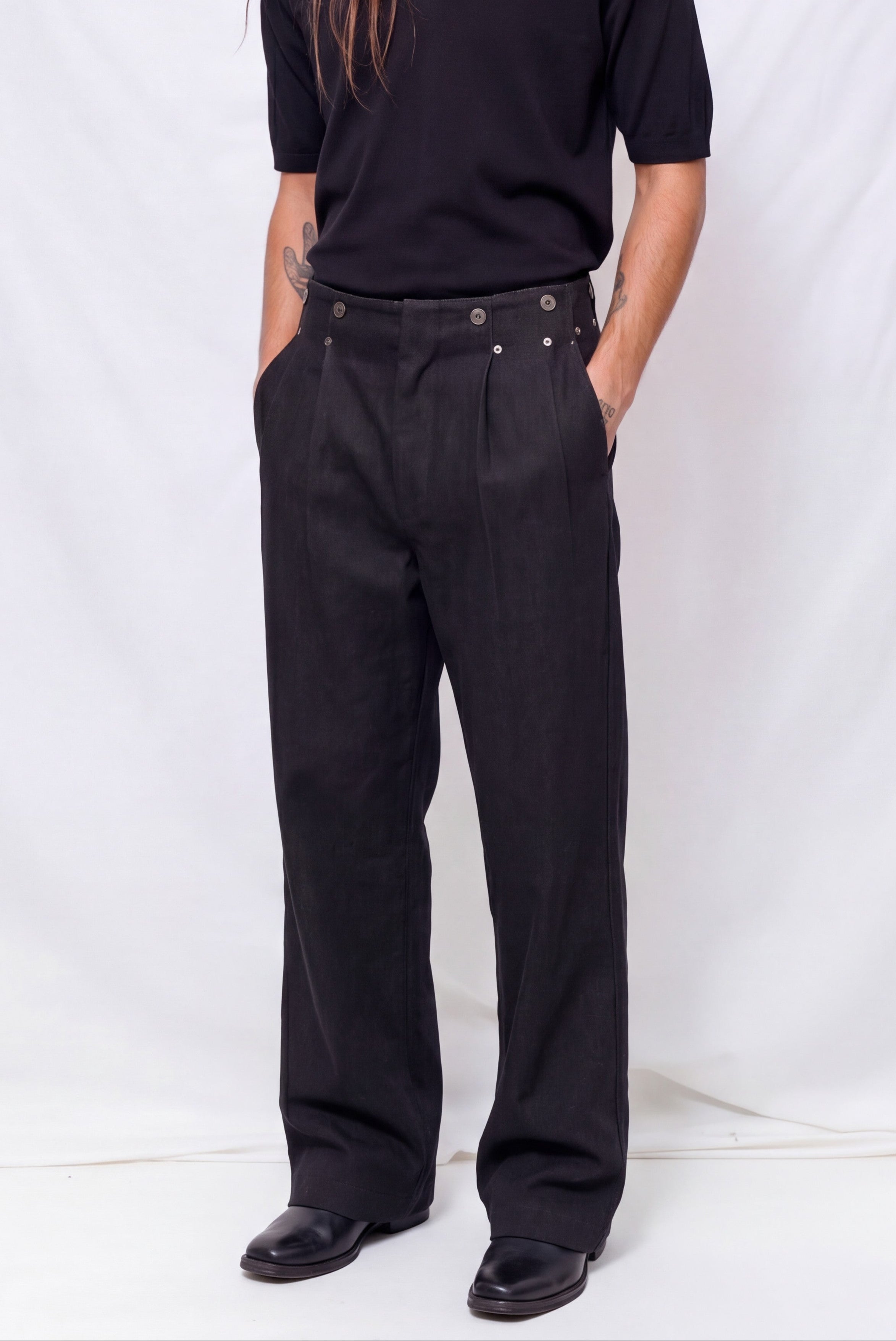 Black Denim Winslow Trouser