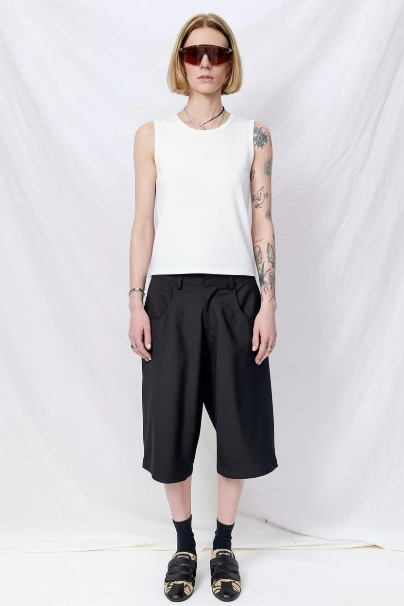 Washed White Phoenix Muscle Tee