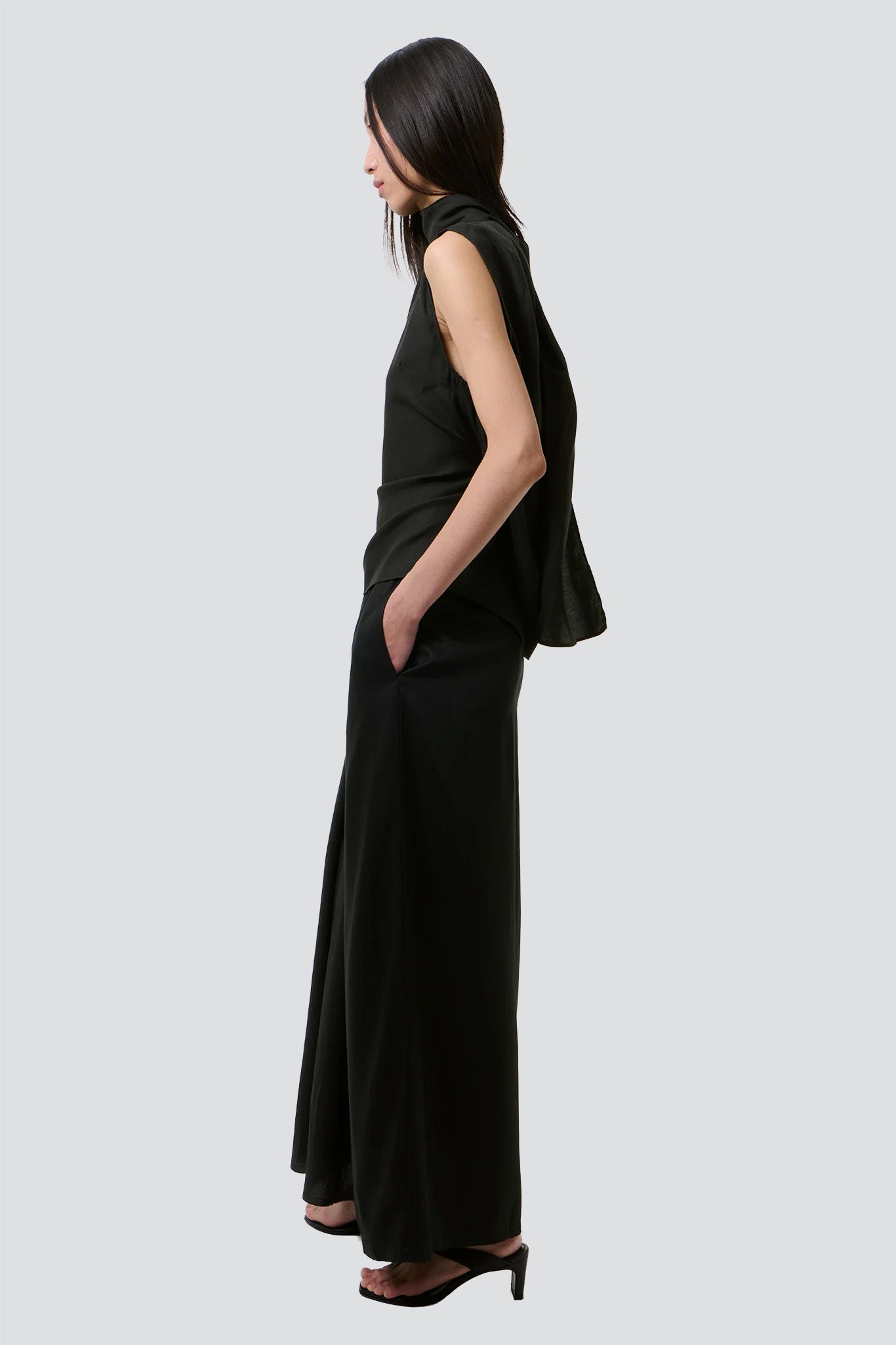 Still Black Calm Virtuous Top