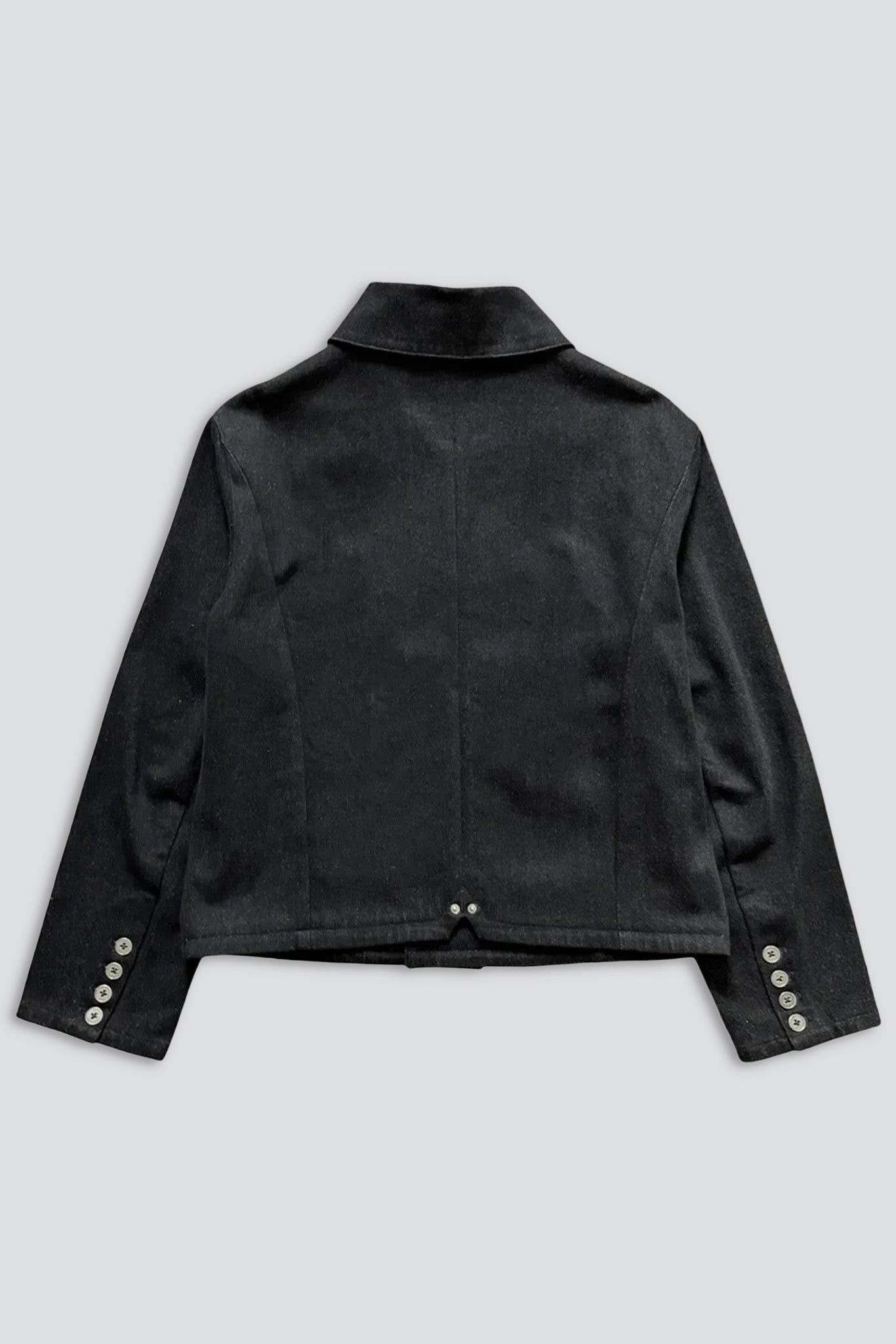 Black Denim Wake Jacket