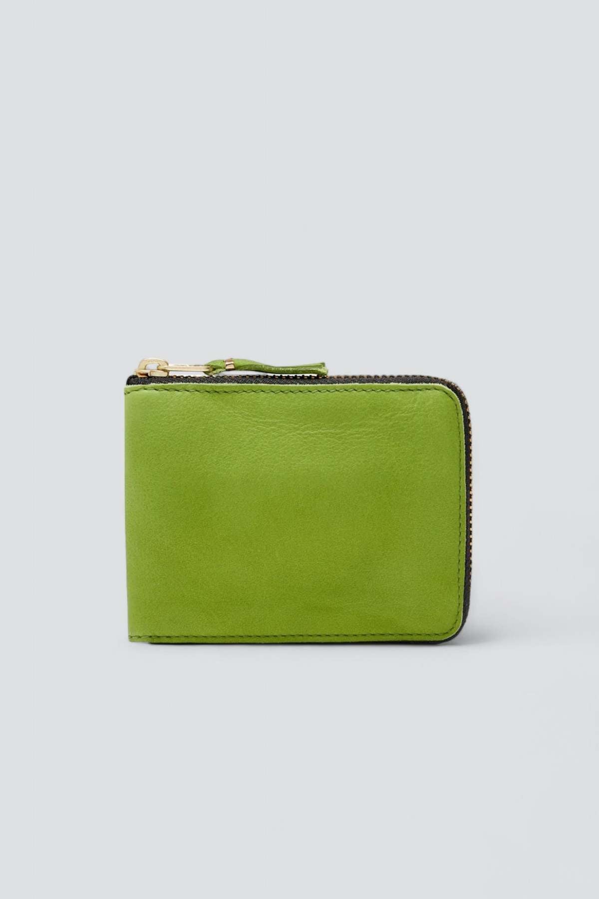 Classic Washed Leather Wallet - Apple Green - SA7100WW