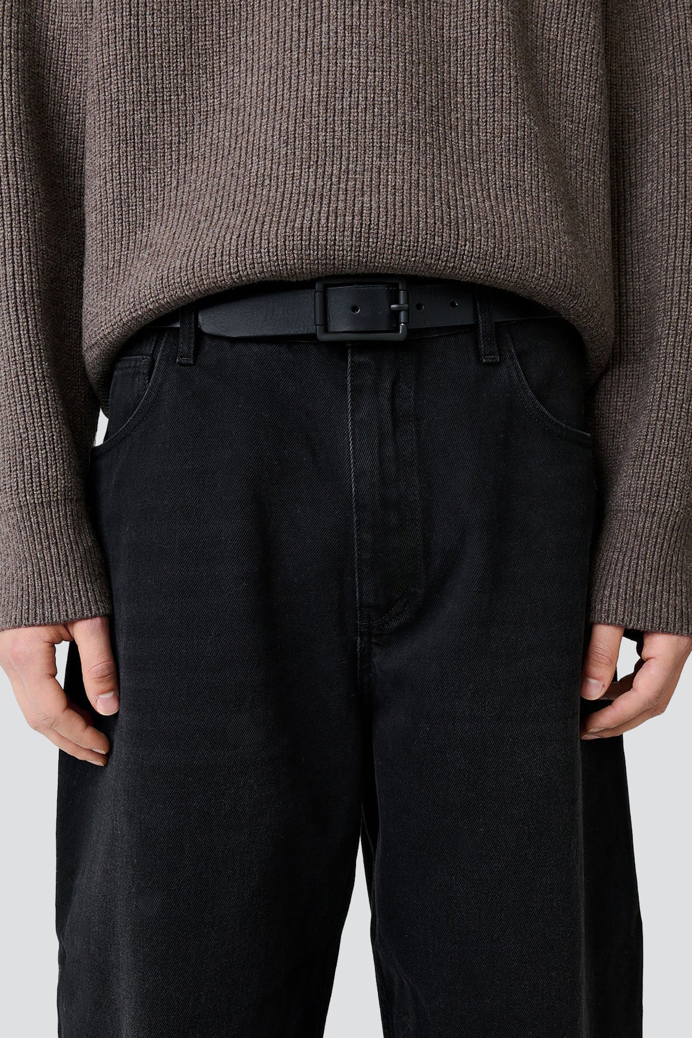 Washed Black Paolo Denim Jean