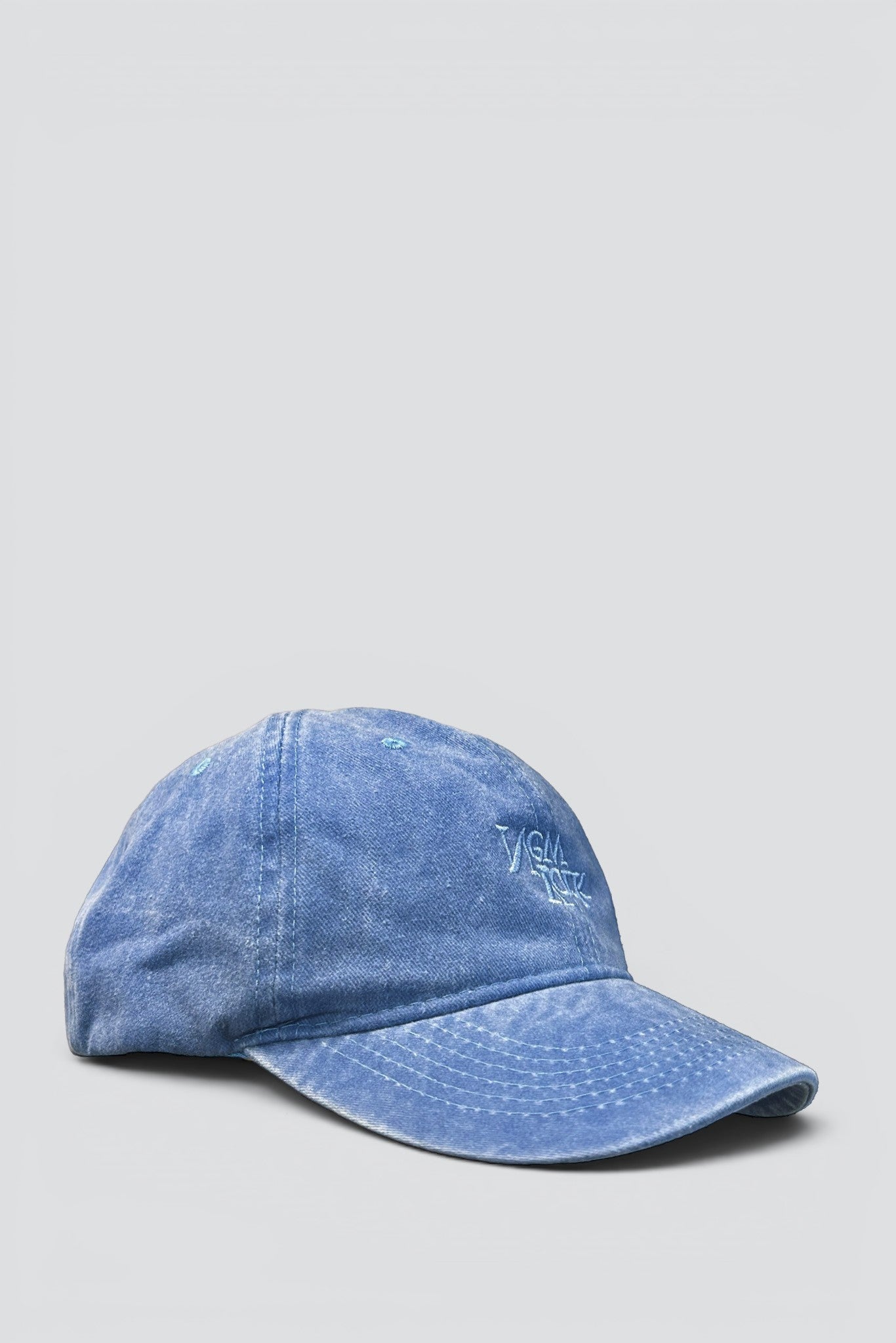 New York V2 Embroidered Hat - Washed Blue