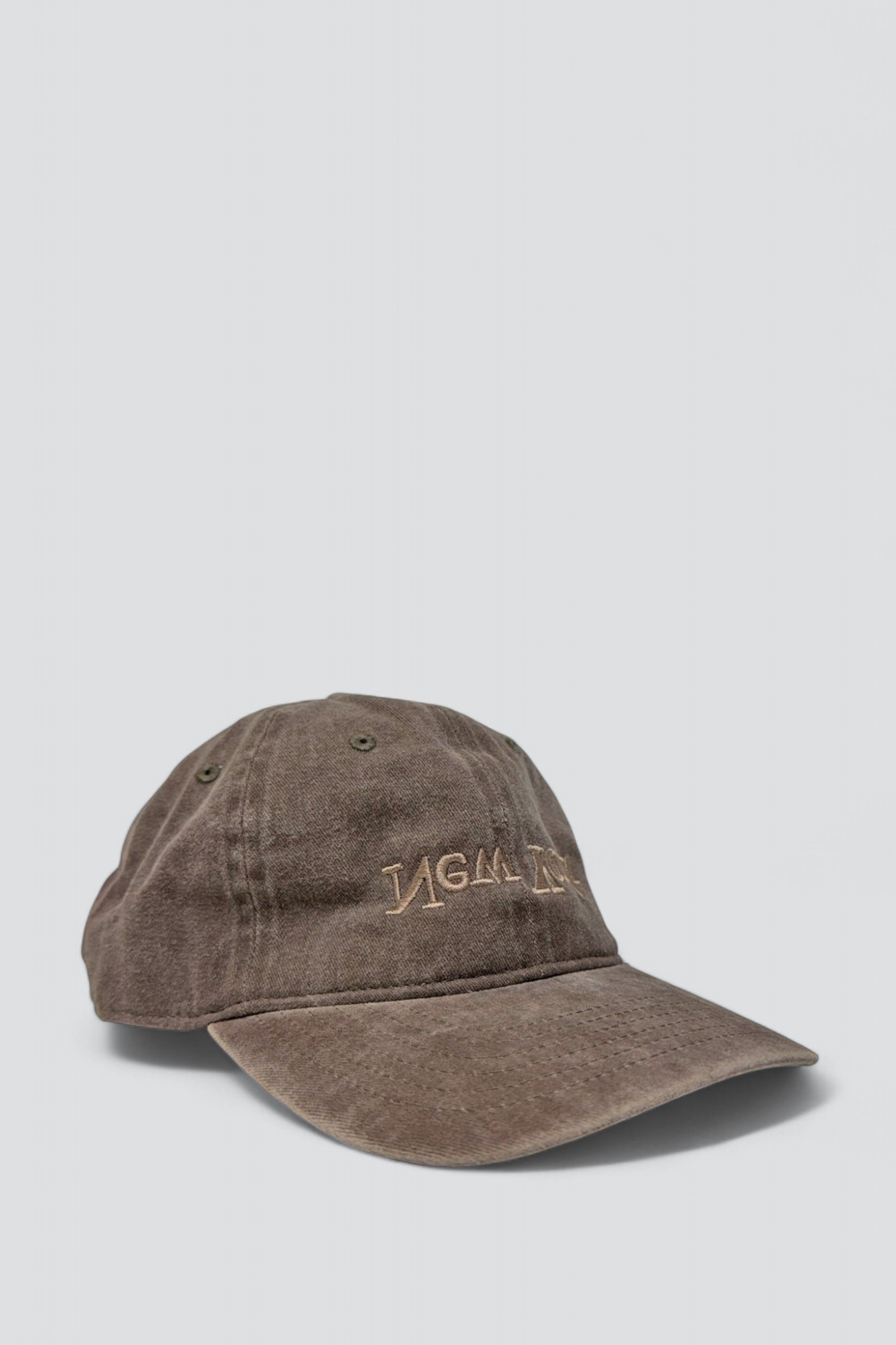 New York Embroidered Hat - Washed Brown