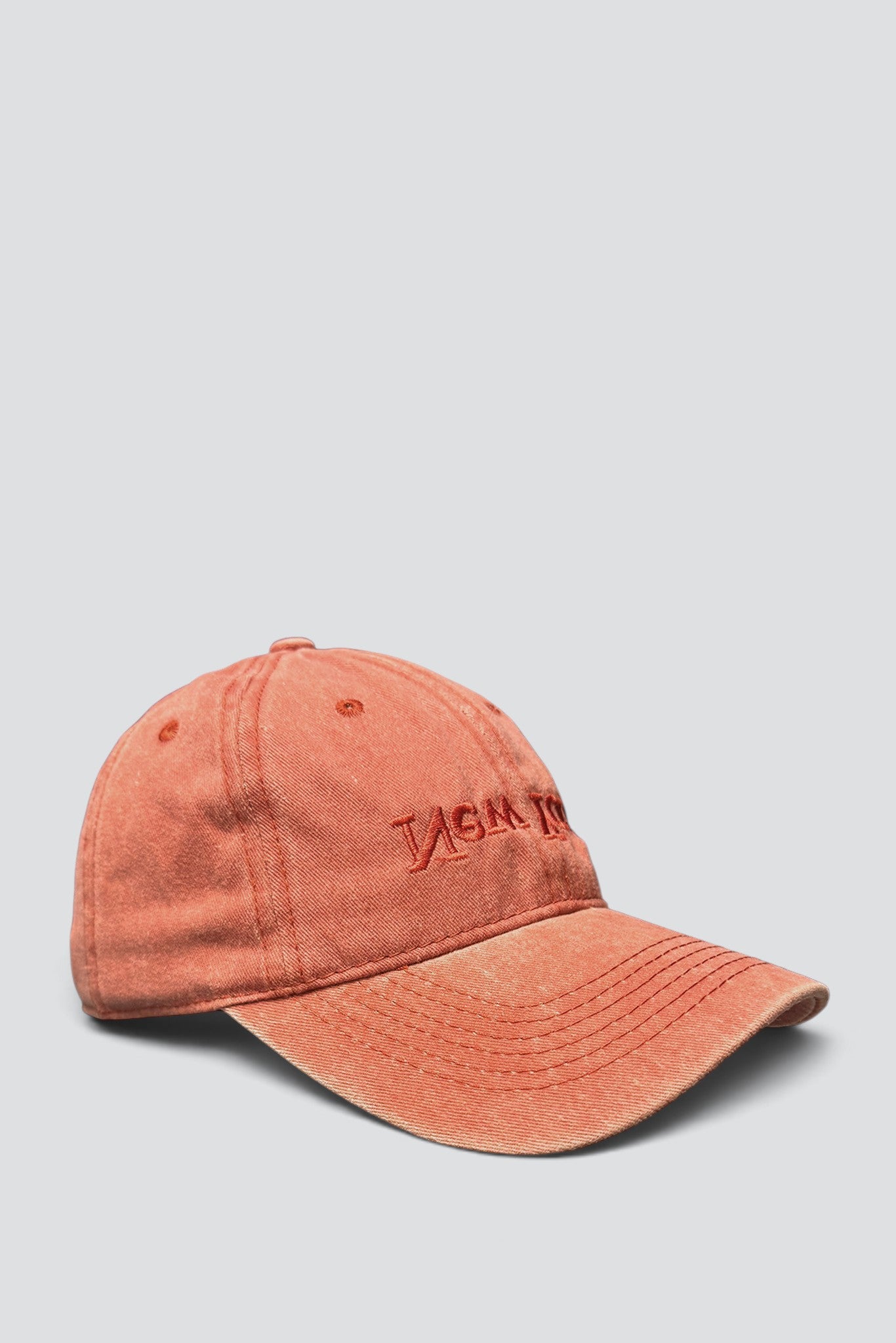 New York Embroidered Hat - Washed Burnt Orange