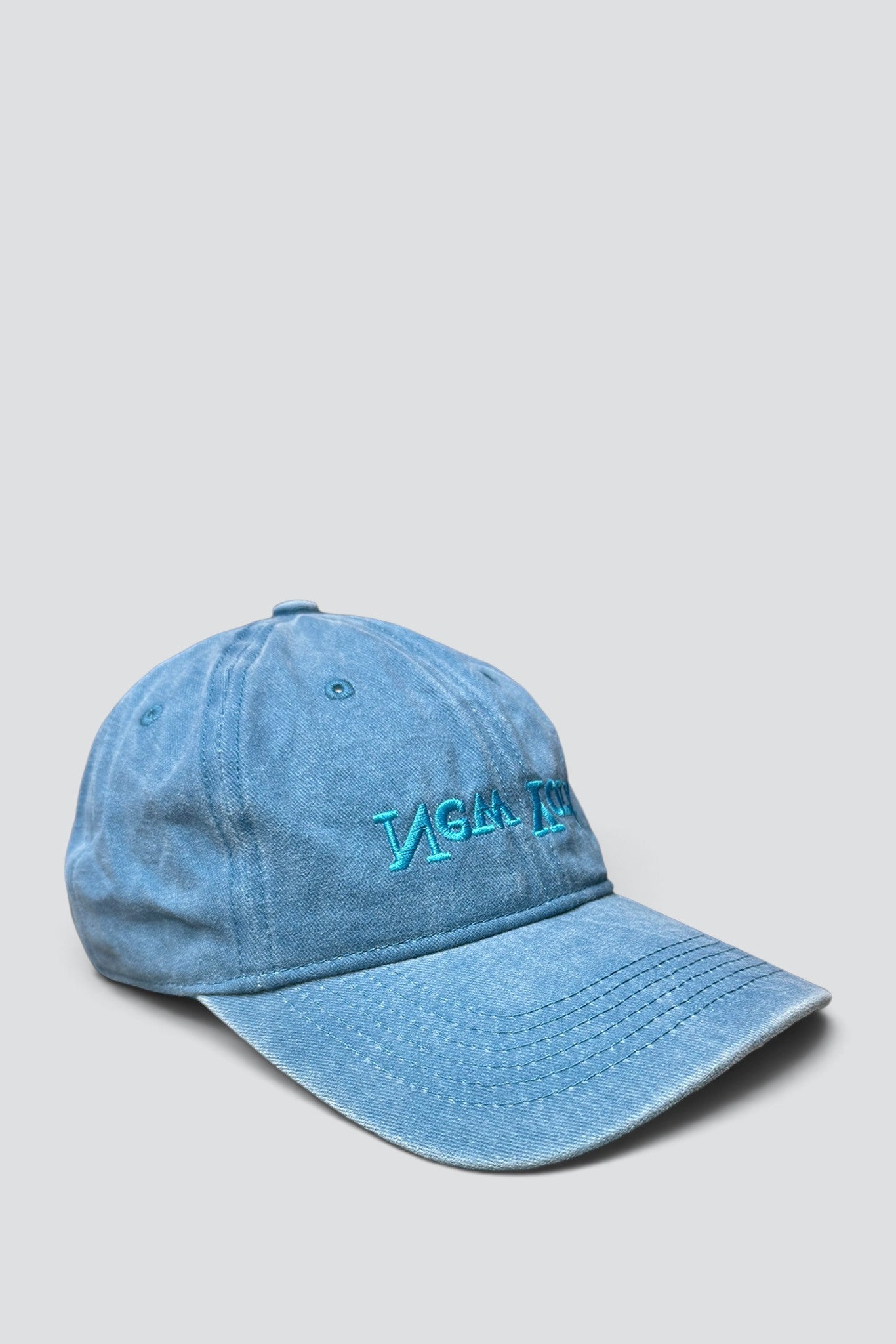 New York Embroidered Hat - Washed Teal