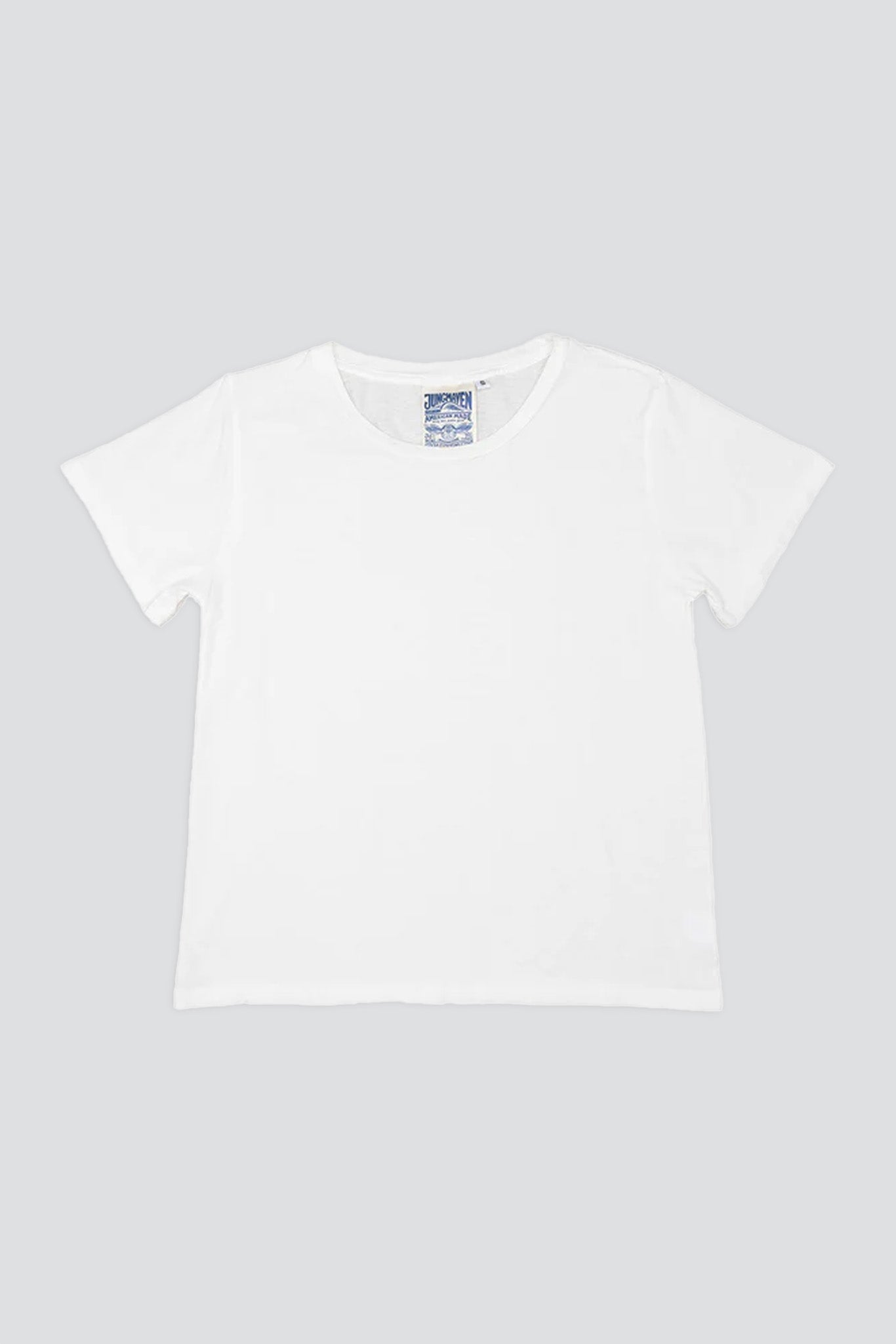 Washed White Cropped Ojai Tee