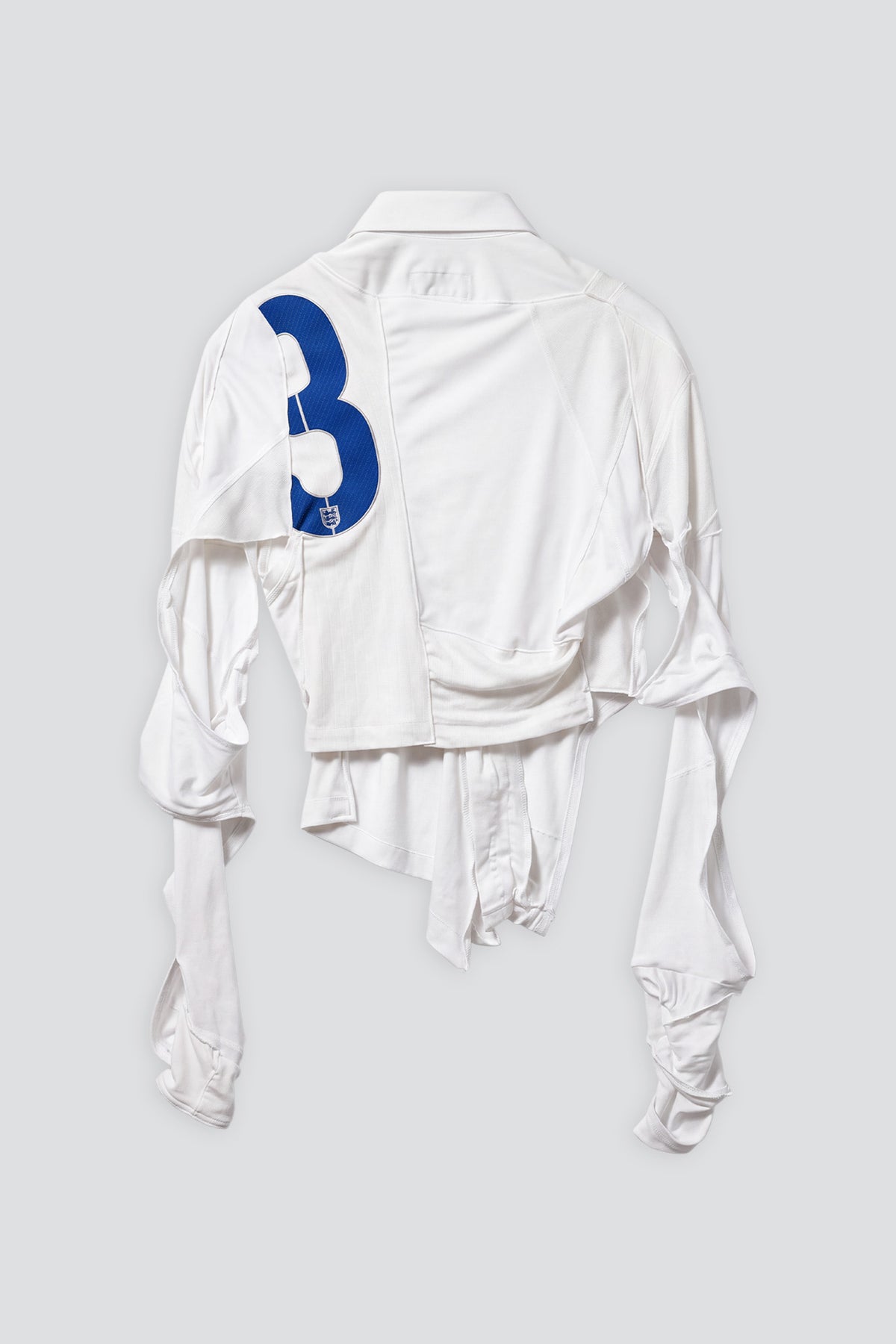 White AMG Draped Football Shirt