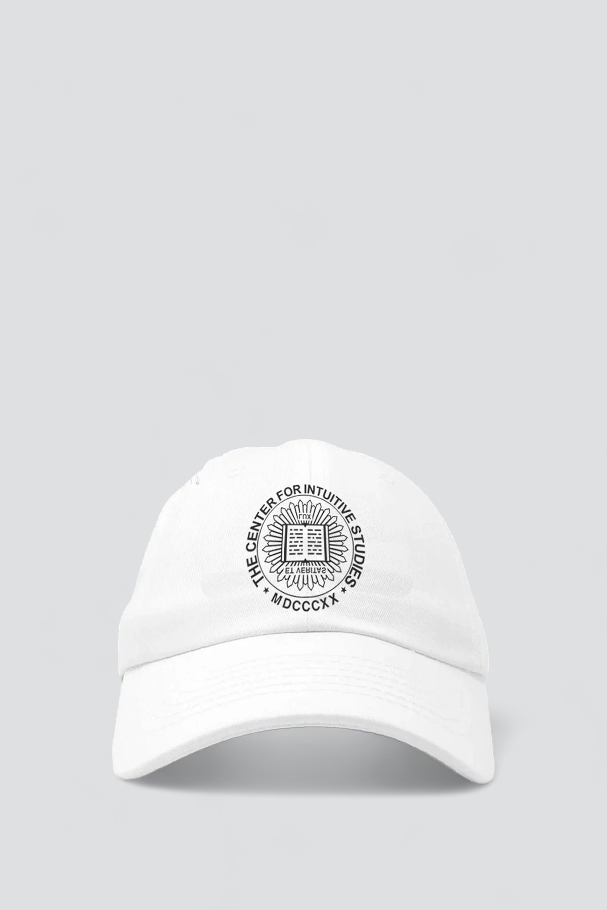 The Center for Intuitive Studies Circle Logo Hat - White/Black
