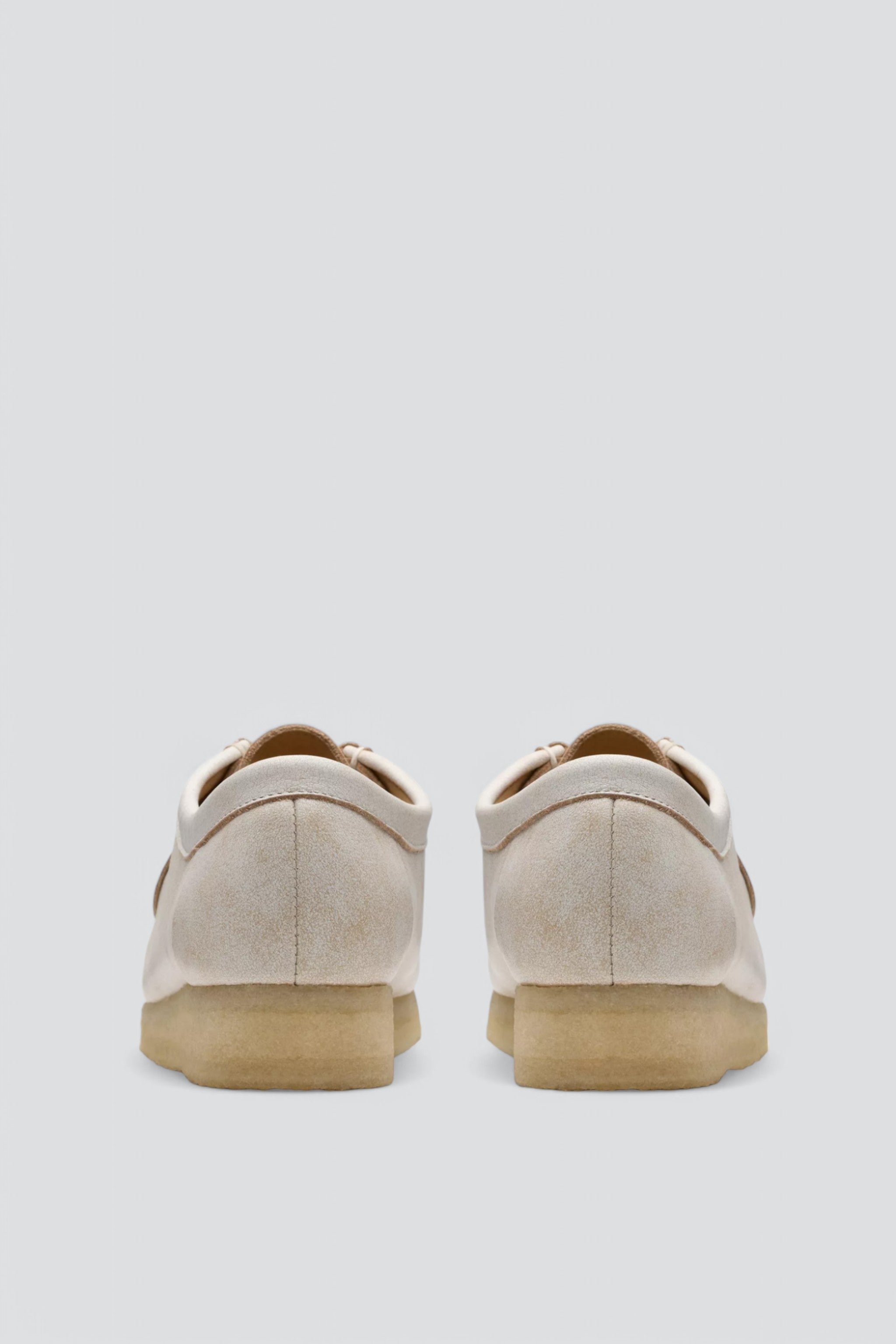 White Leather Wallabee