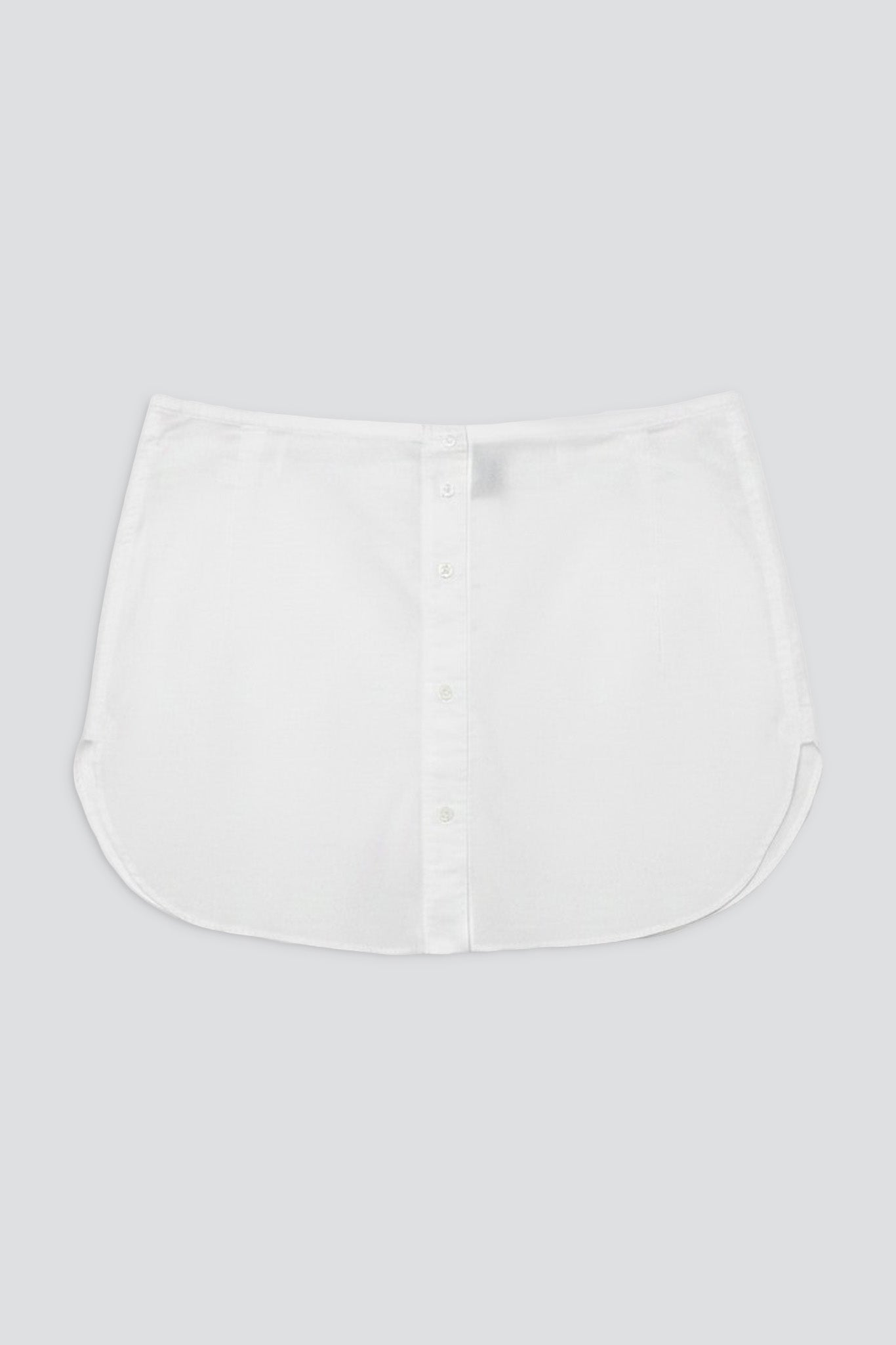 White Poplin Tail Skirt