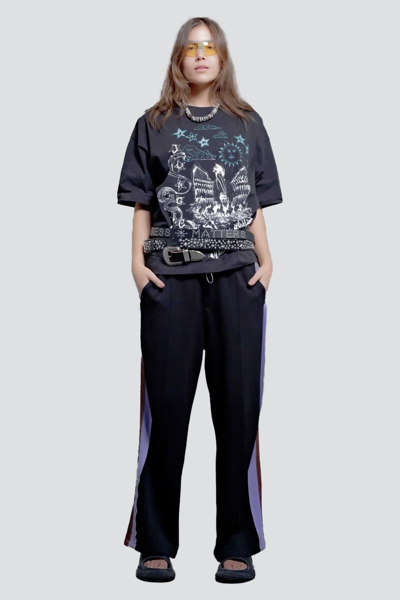 White Scribbles Tee