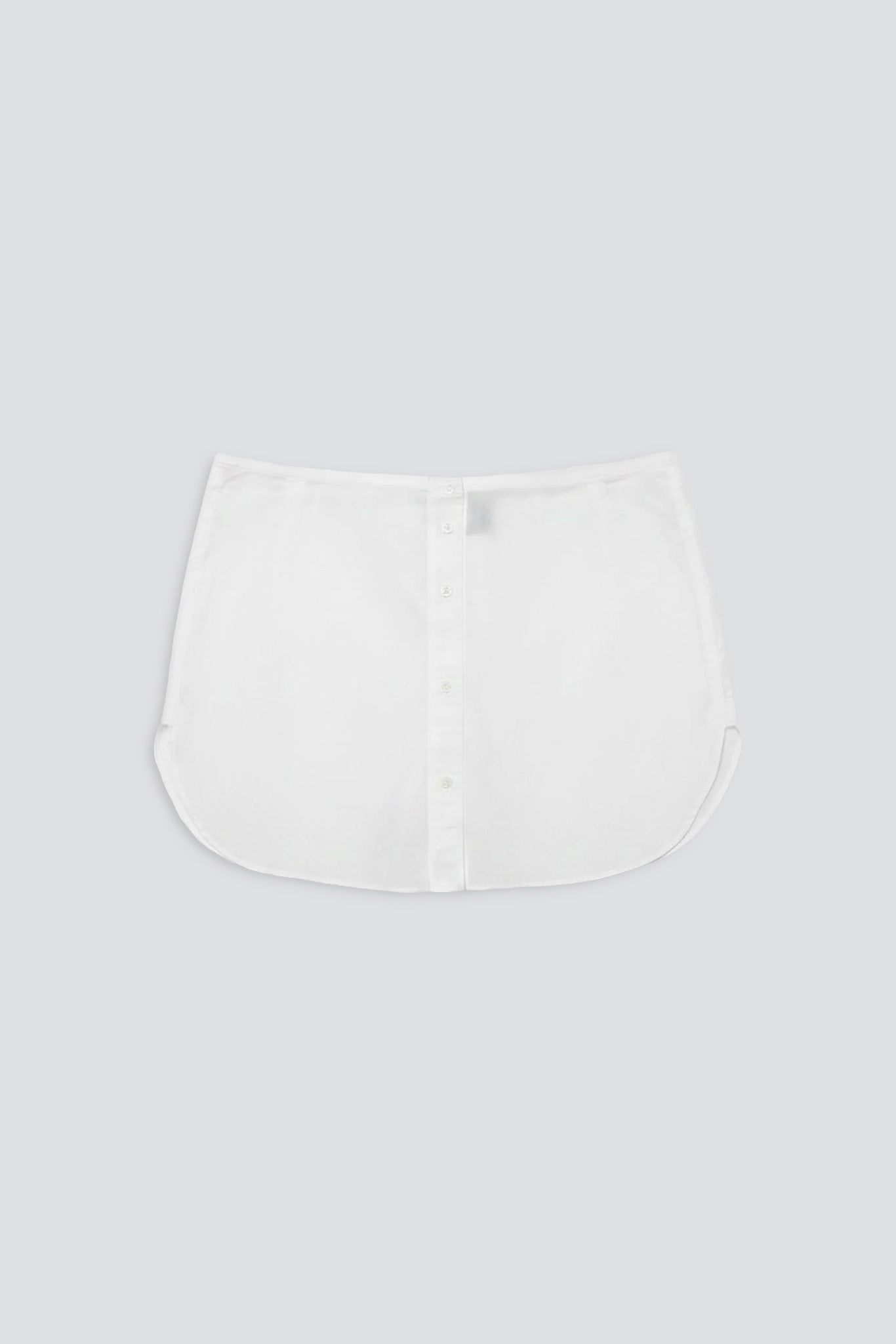 White Poplin Tail Skirt