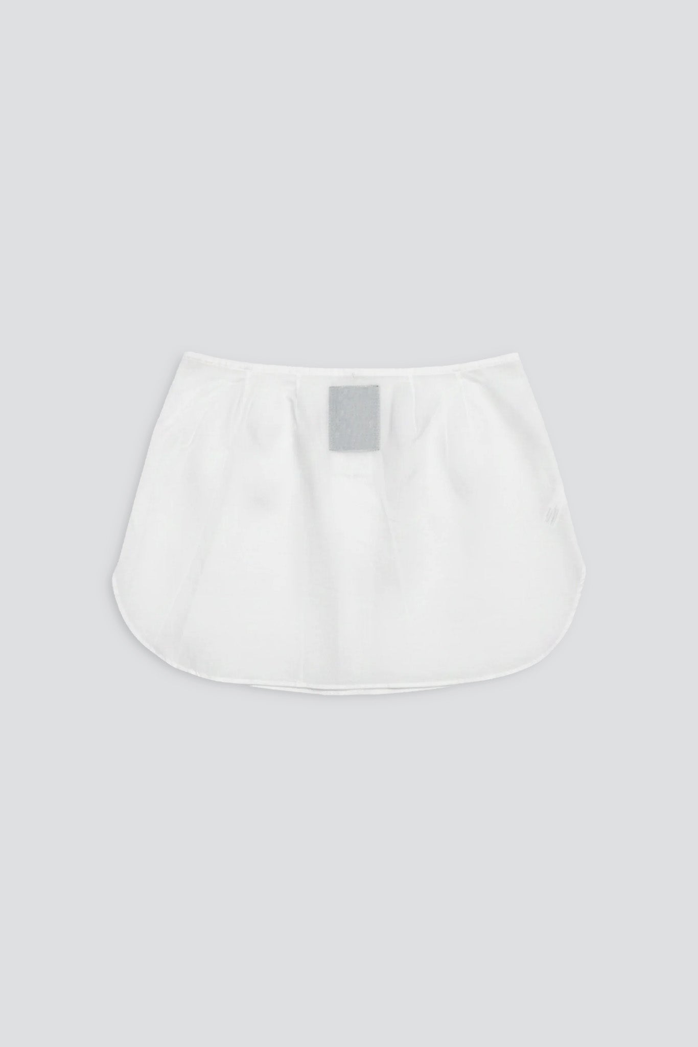 White Poplin Tail Skirt