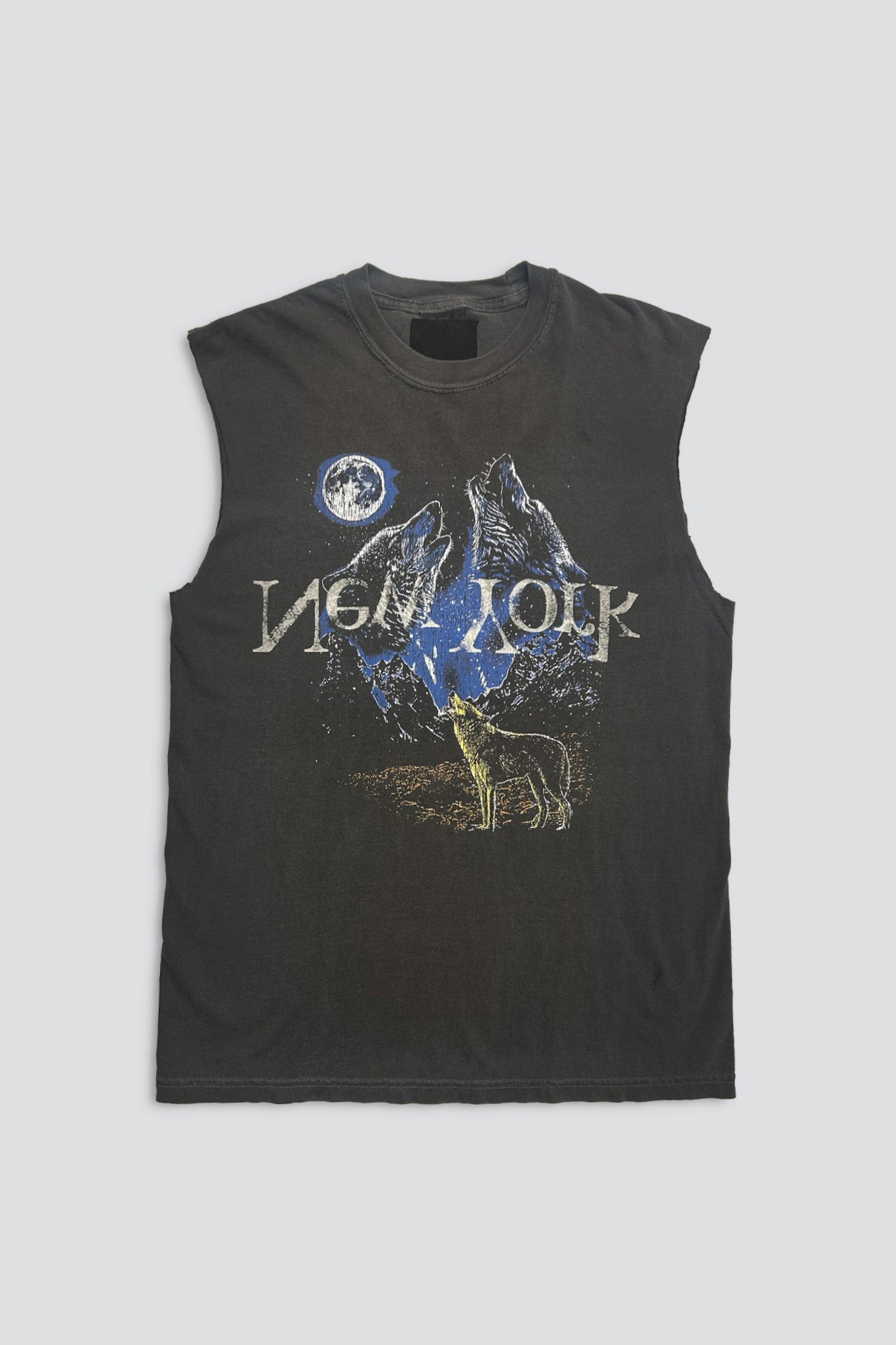 Wolf New York Logo Muscle Tee