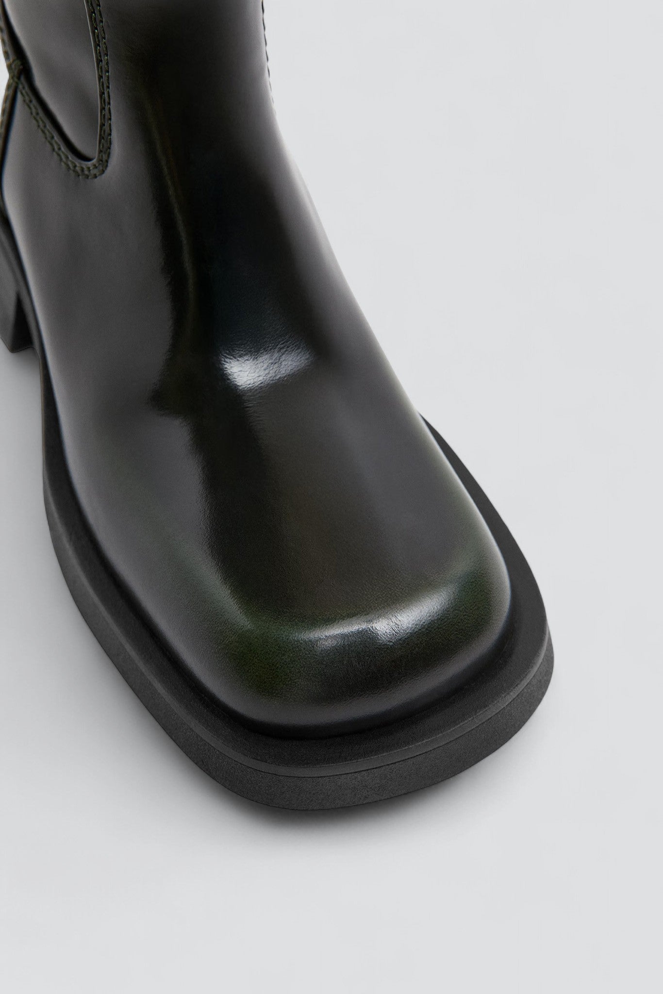 Yolanda Khaki Pull Ankle Boots