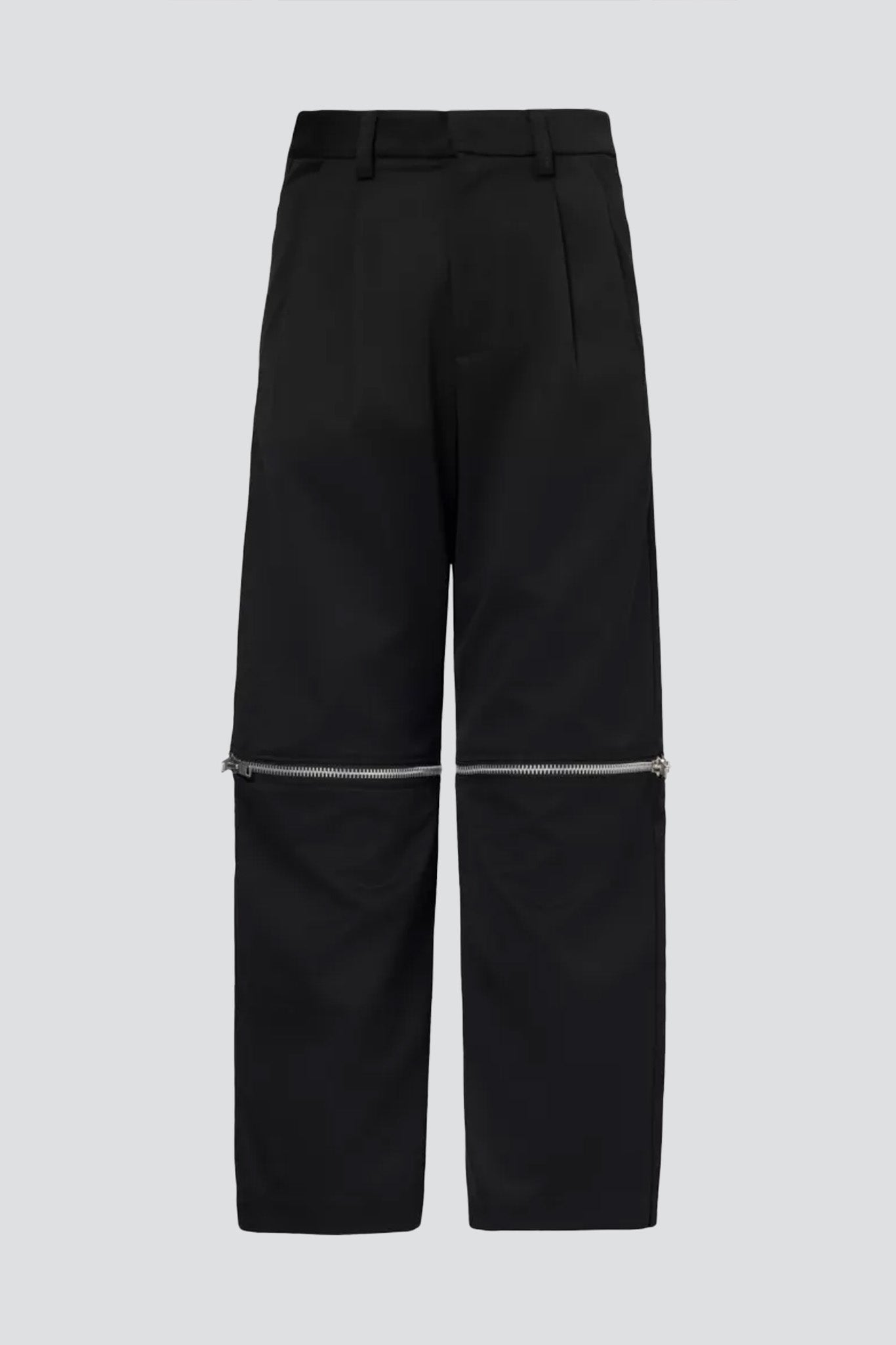 Black Zipper Trousers