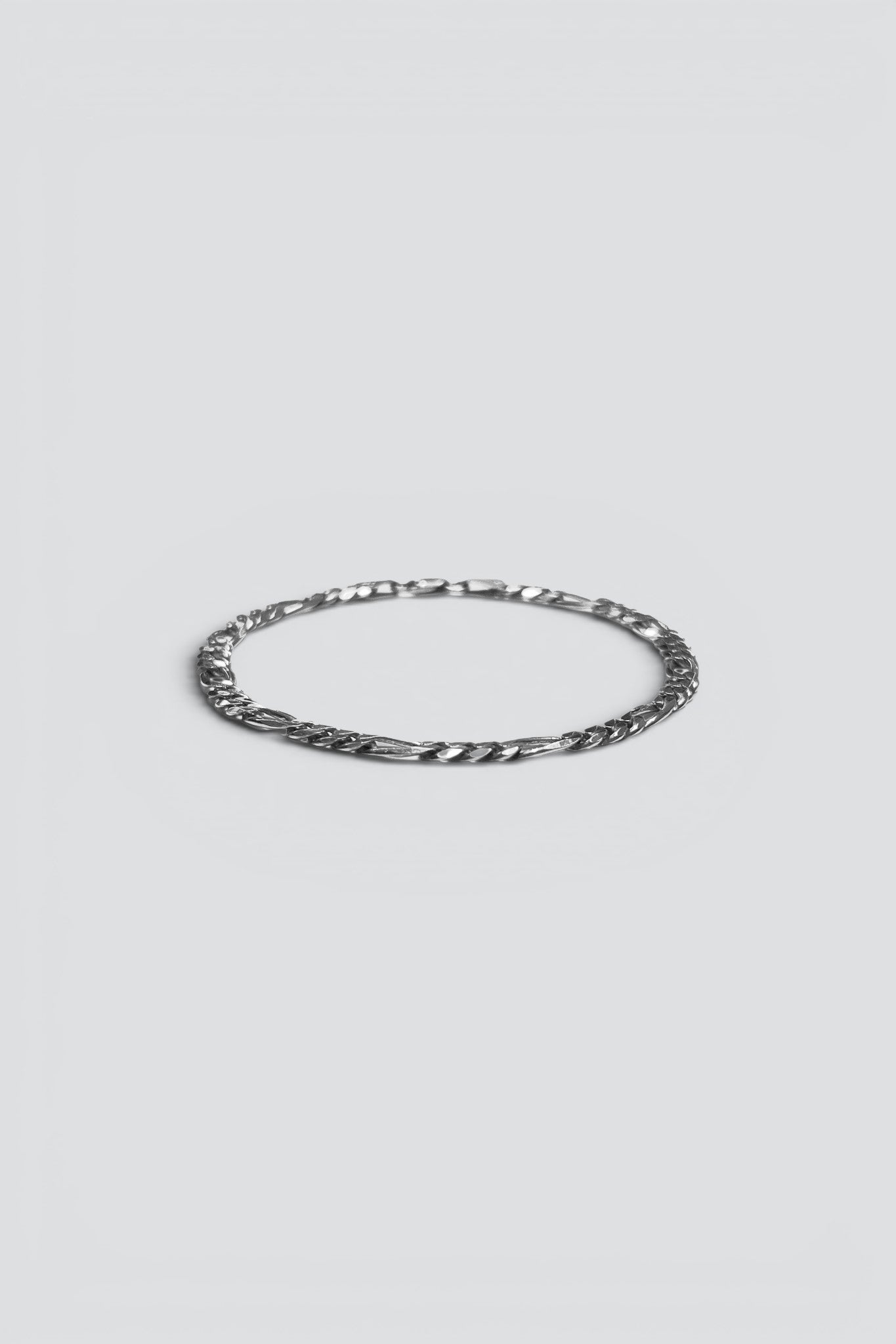 Sterling Silver Figaro Chain Bracelet