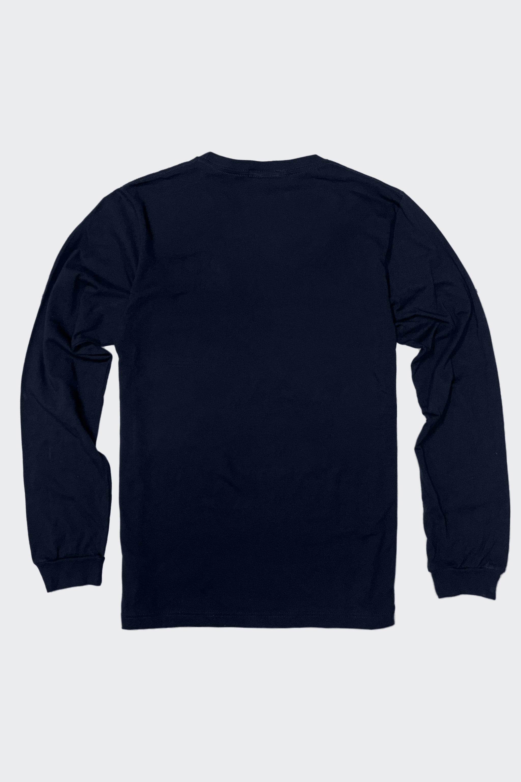 Black Overdyed Long Sleeve T-Shirt