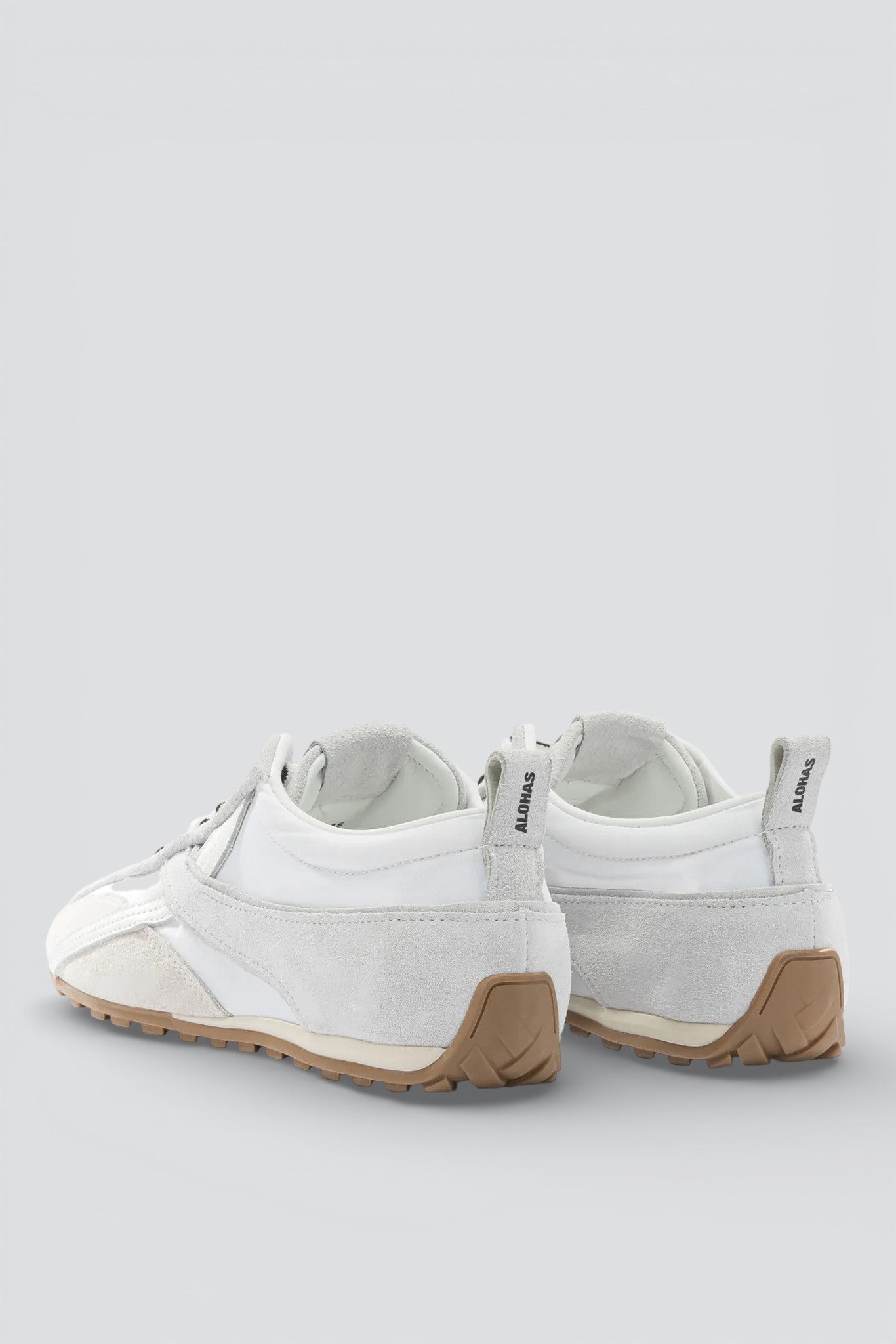 White Tb.304 Nylon Leather Sneakers - Alohas – Assembly New York White Tb.304 Nylon Leather Sneakers - Alohas – Assembly New York