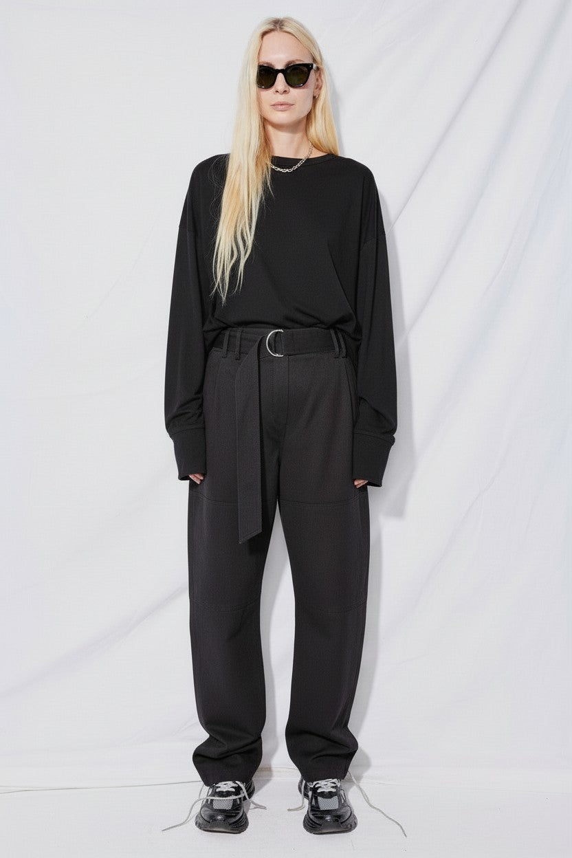 Black Baja Long Sleeve Tee