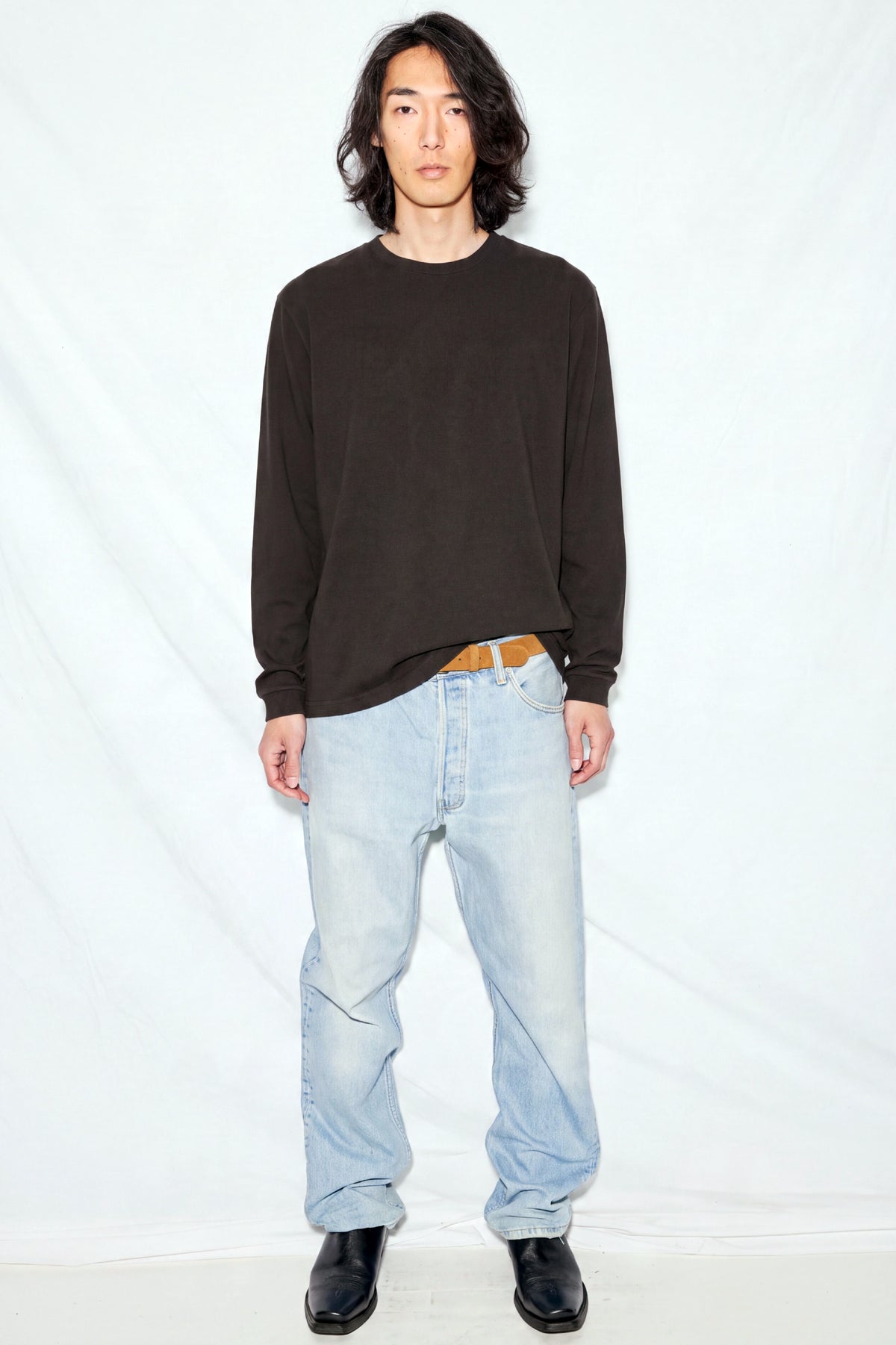 Coffee Bean Baja Long Sleeve Tee