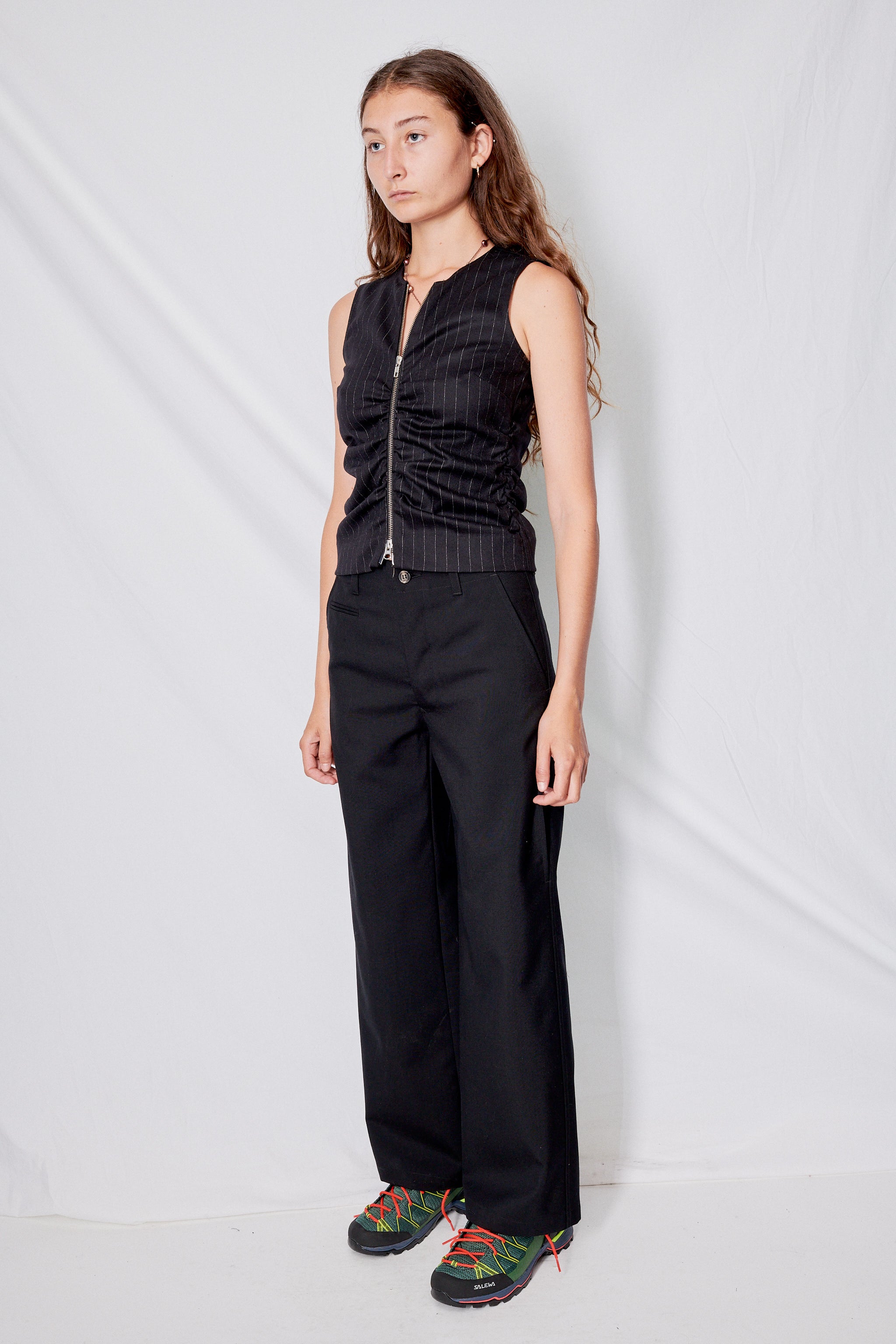 Black Suiting Full Pant