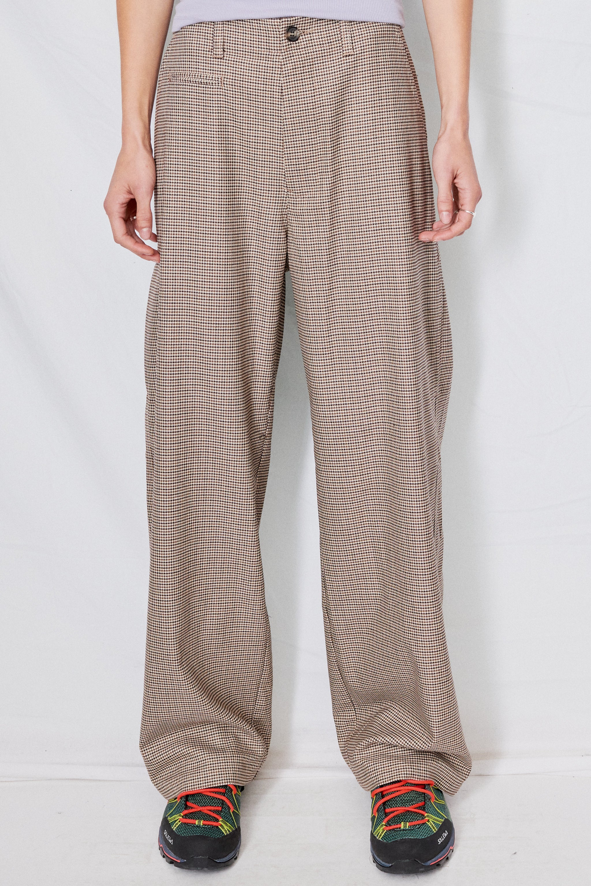 Houndstooth Suiting Full Pant