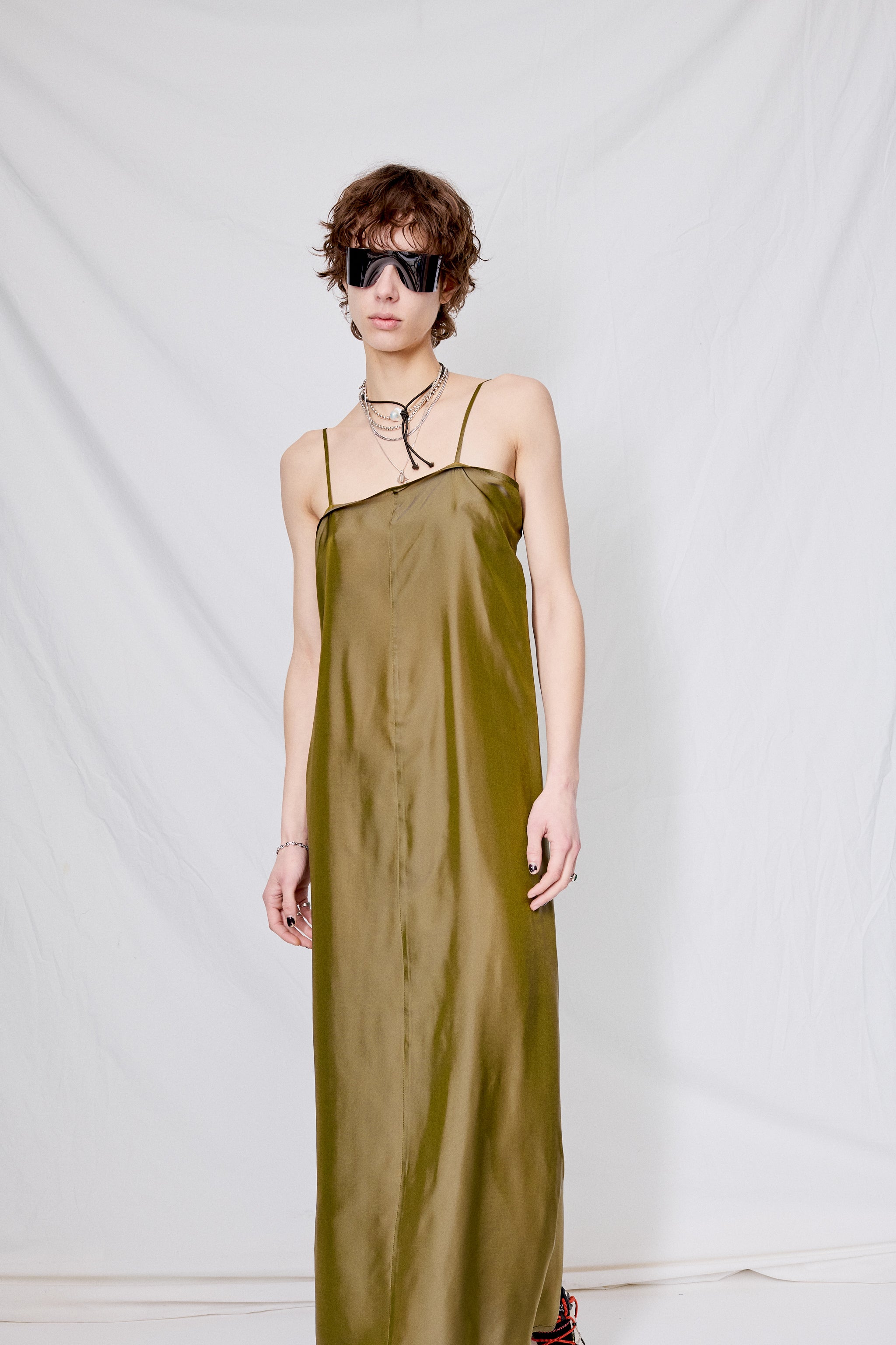 No.269 Dark Yellow Graphene Slip Dress