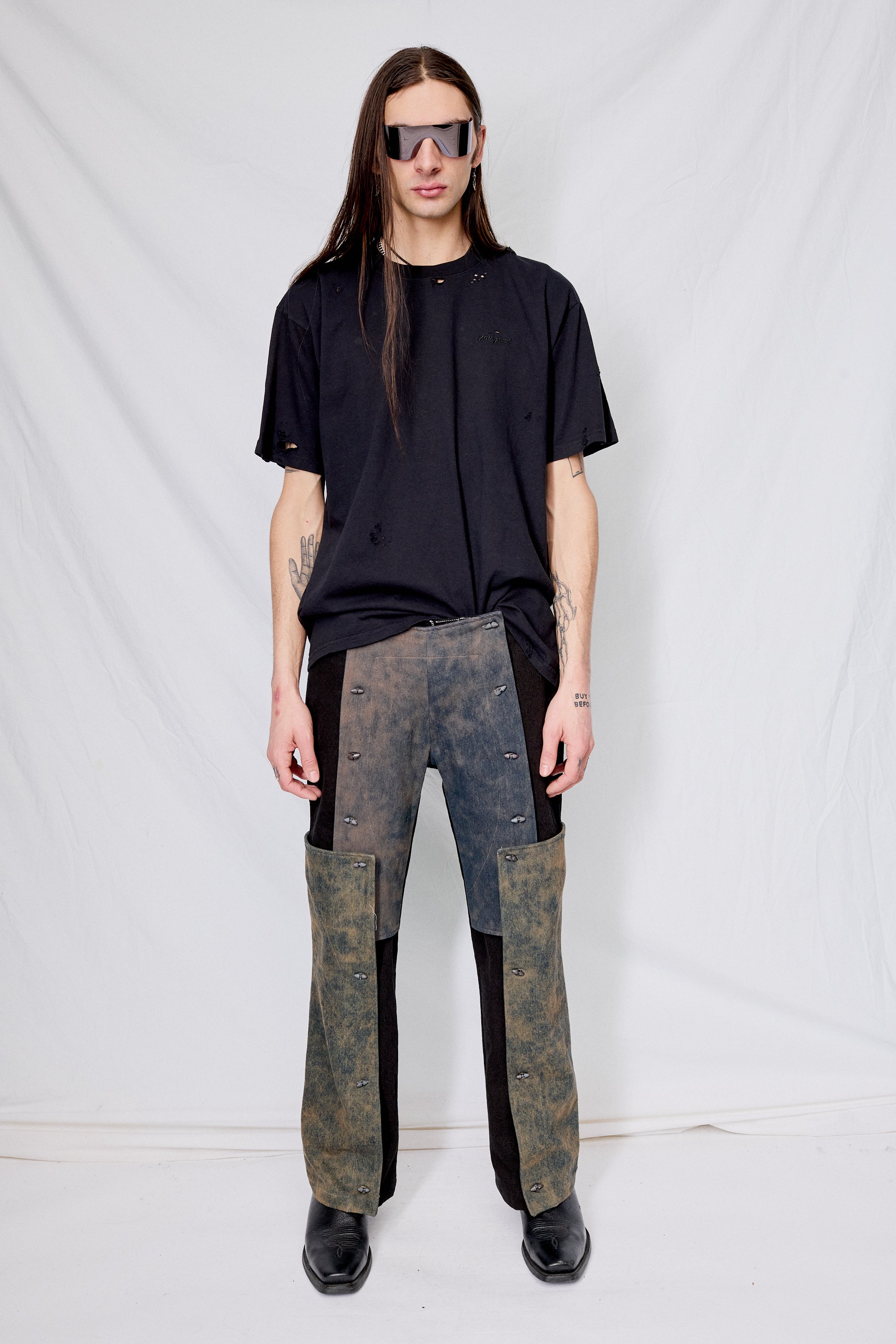 Patchwork Denim Malva Pants