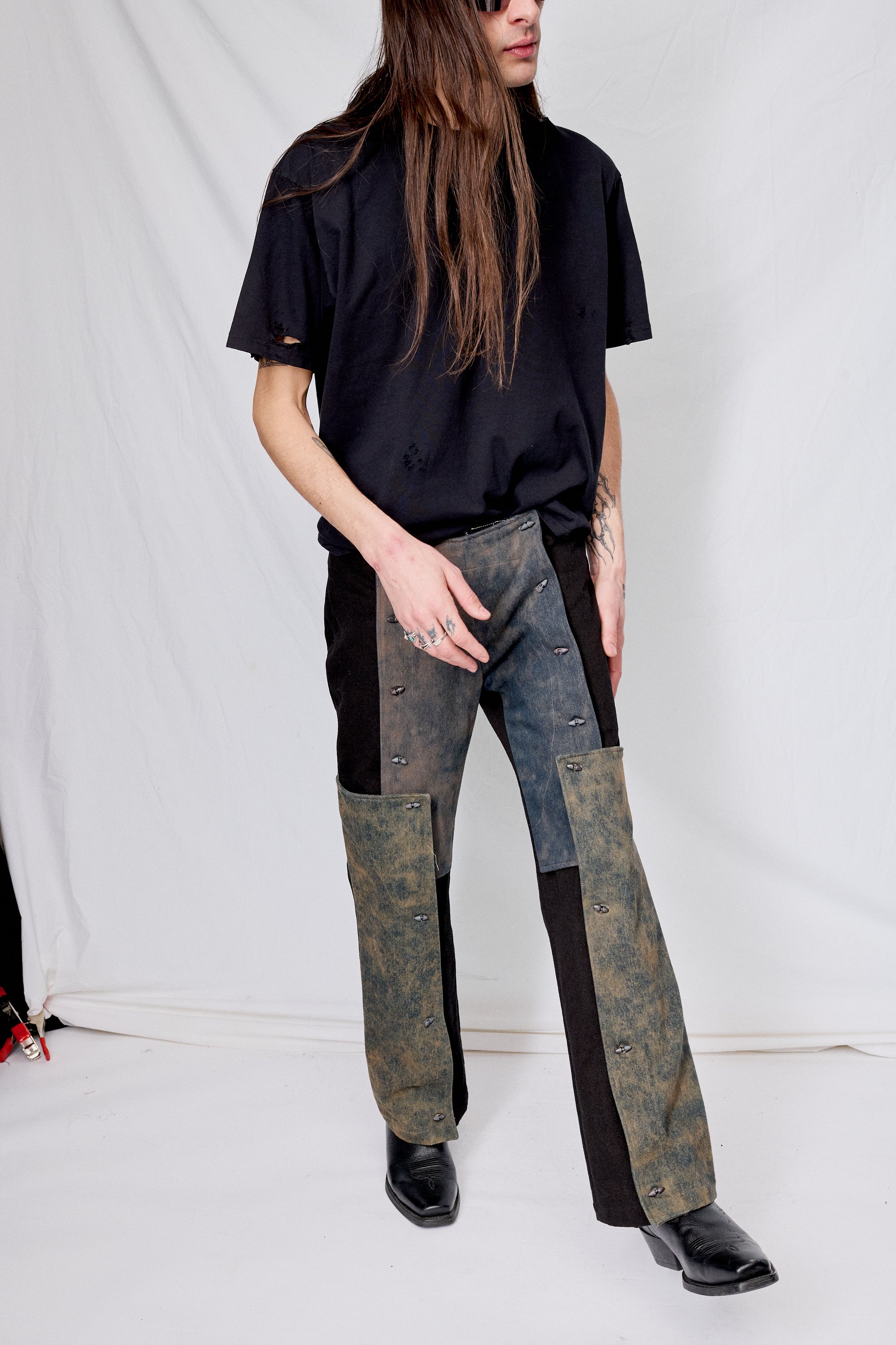 Patchwork Denim Malva Pants