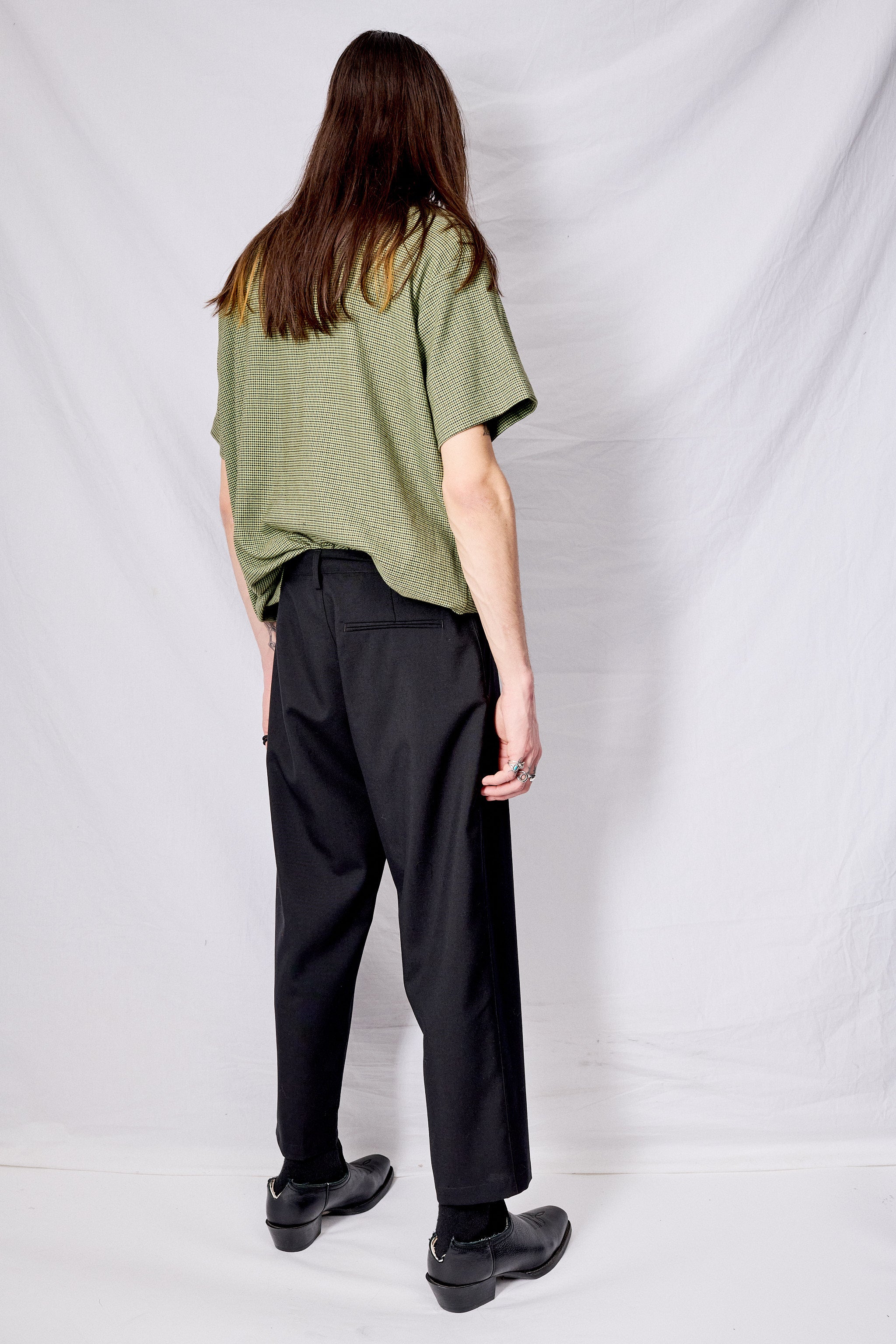 Black Suiting Curve Pant