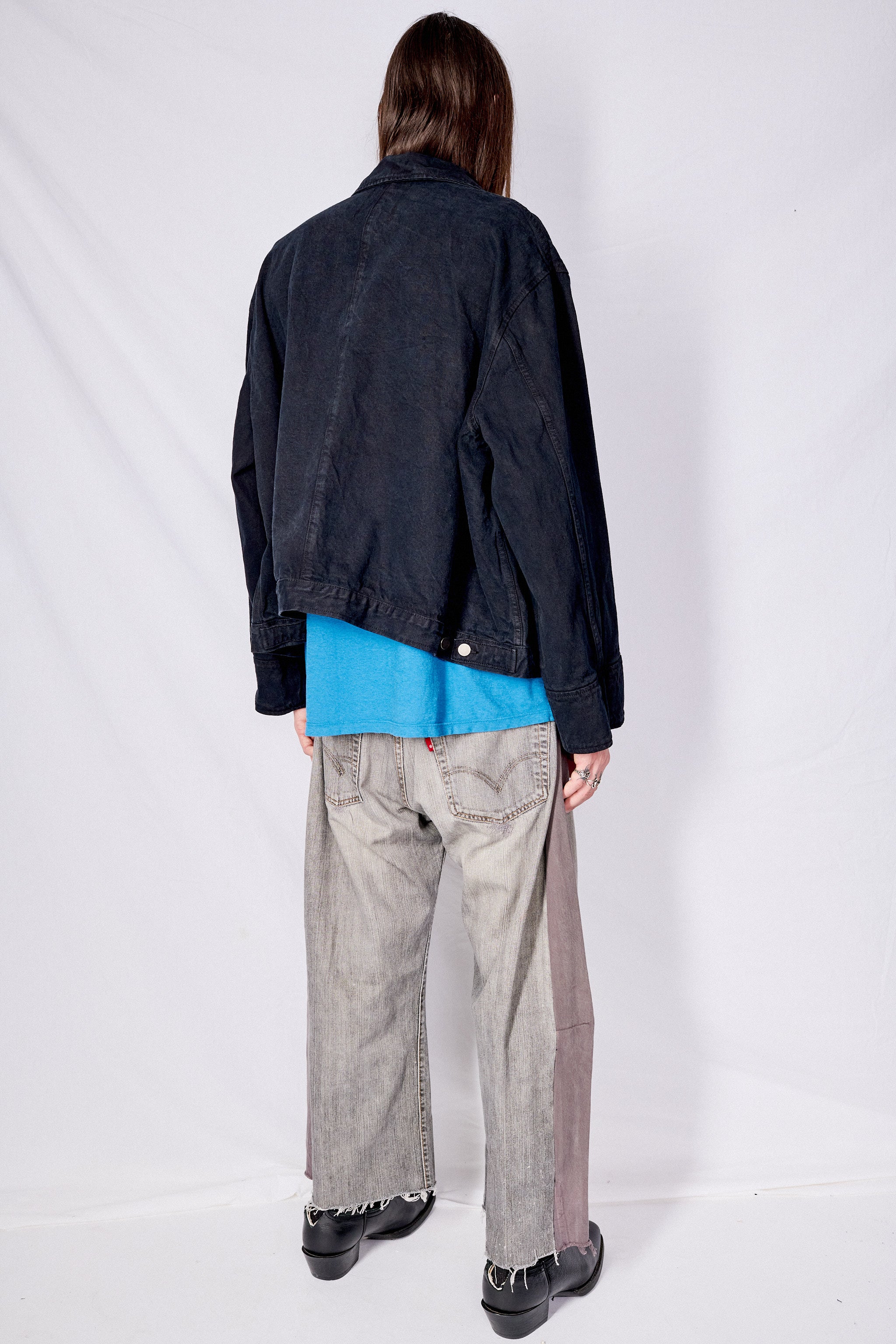 Vintage Black Reworked Lasso Jean