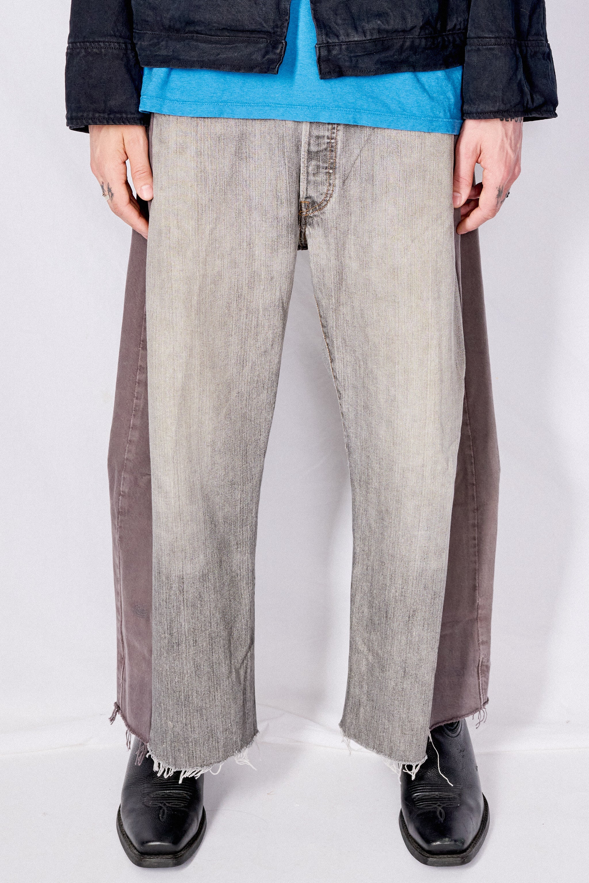 Vintage Black Reworked Lasso Jean