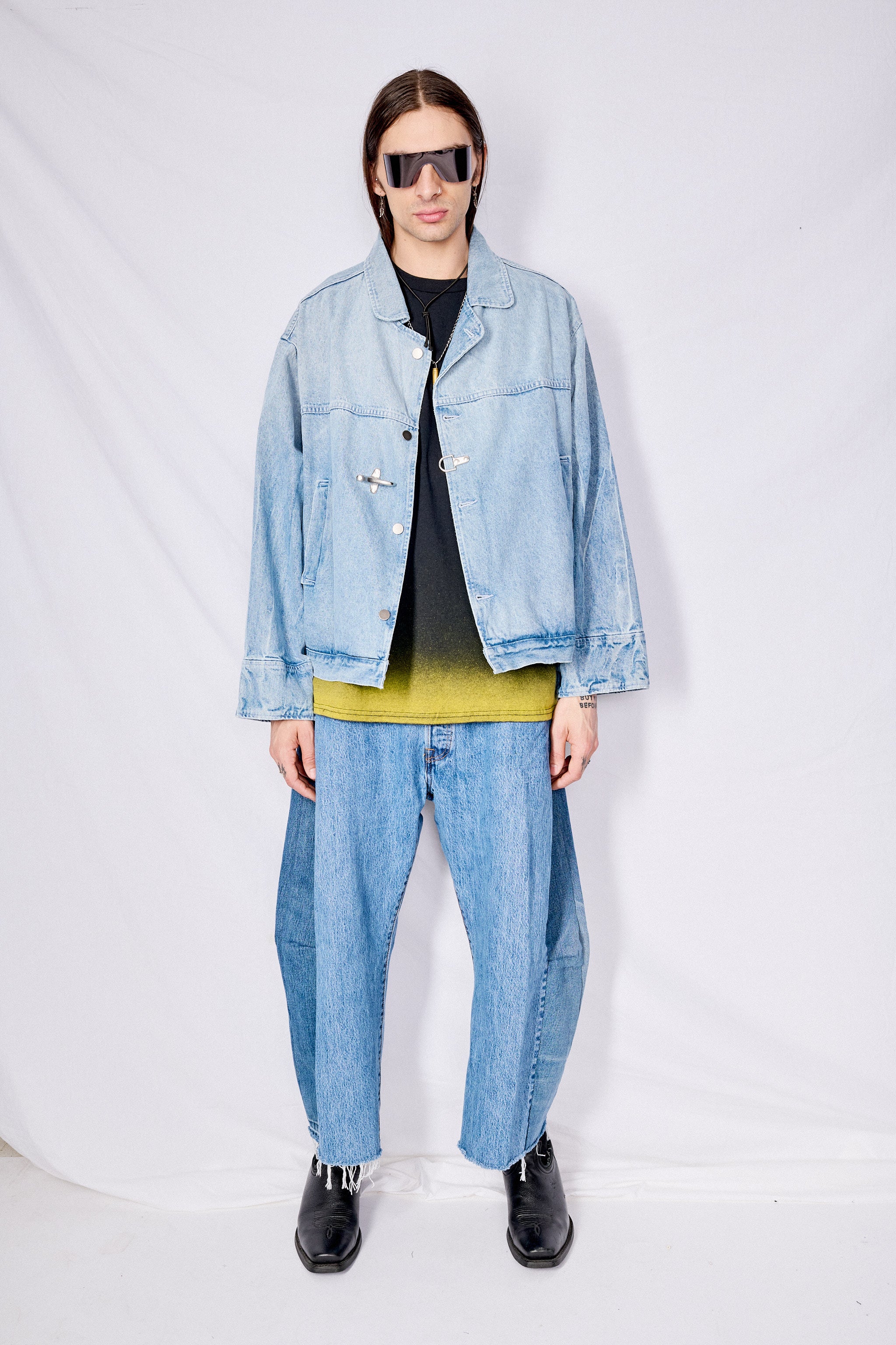 Vintage Indigo Mix Reworked Lasso Jean
