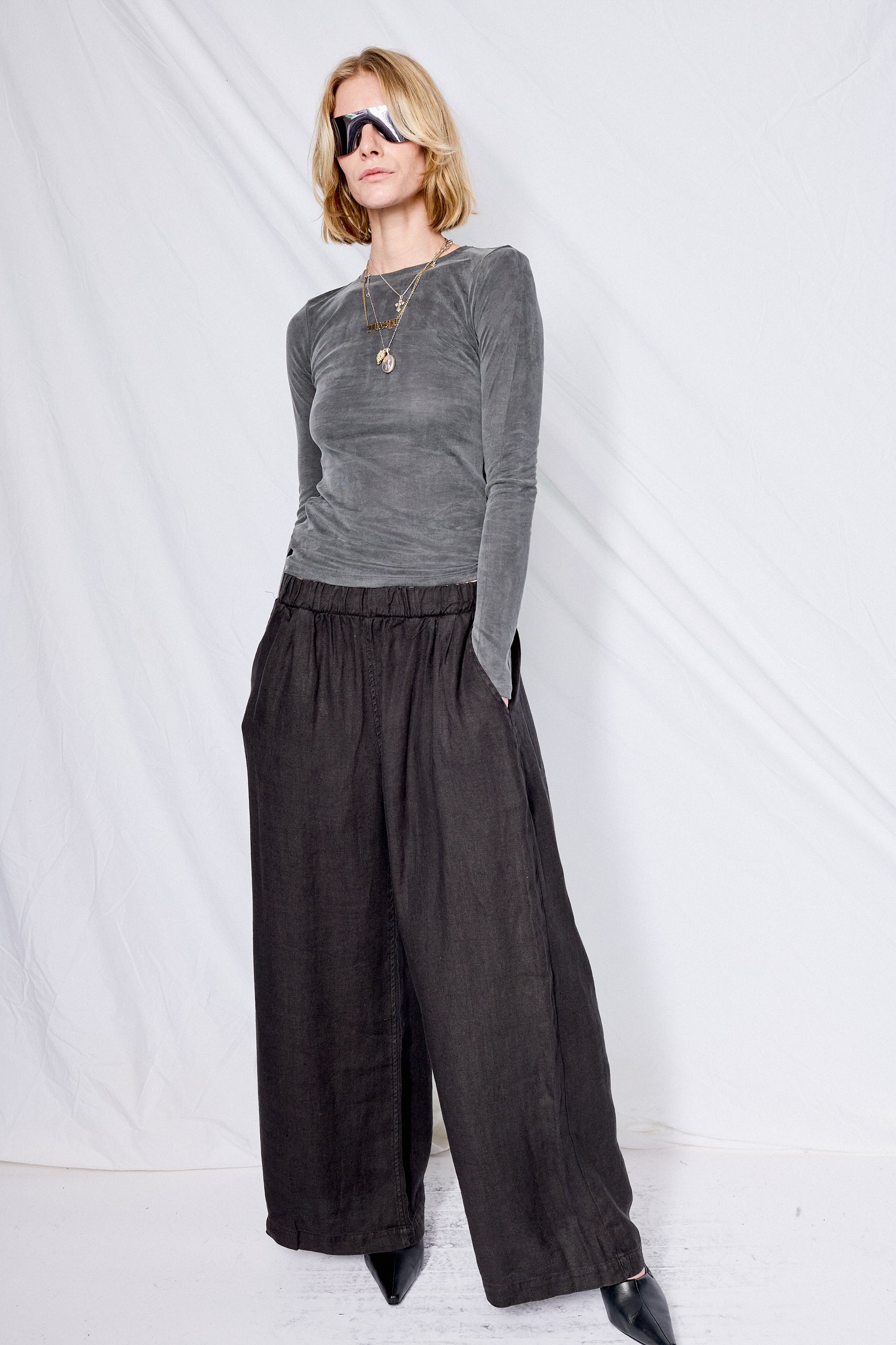Black Cambria Pant