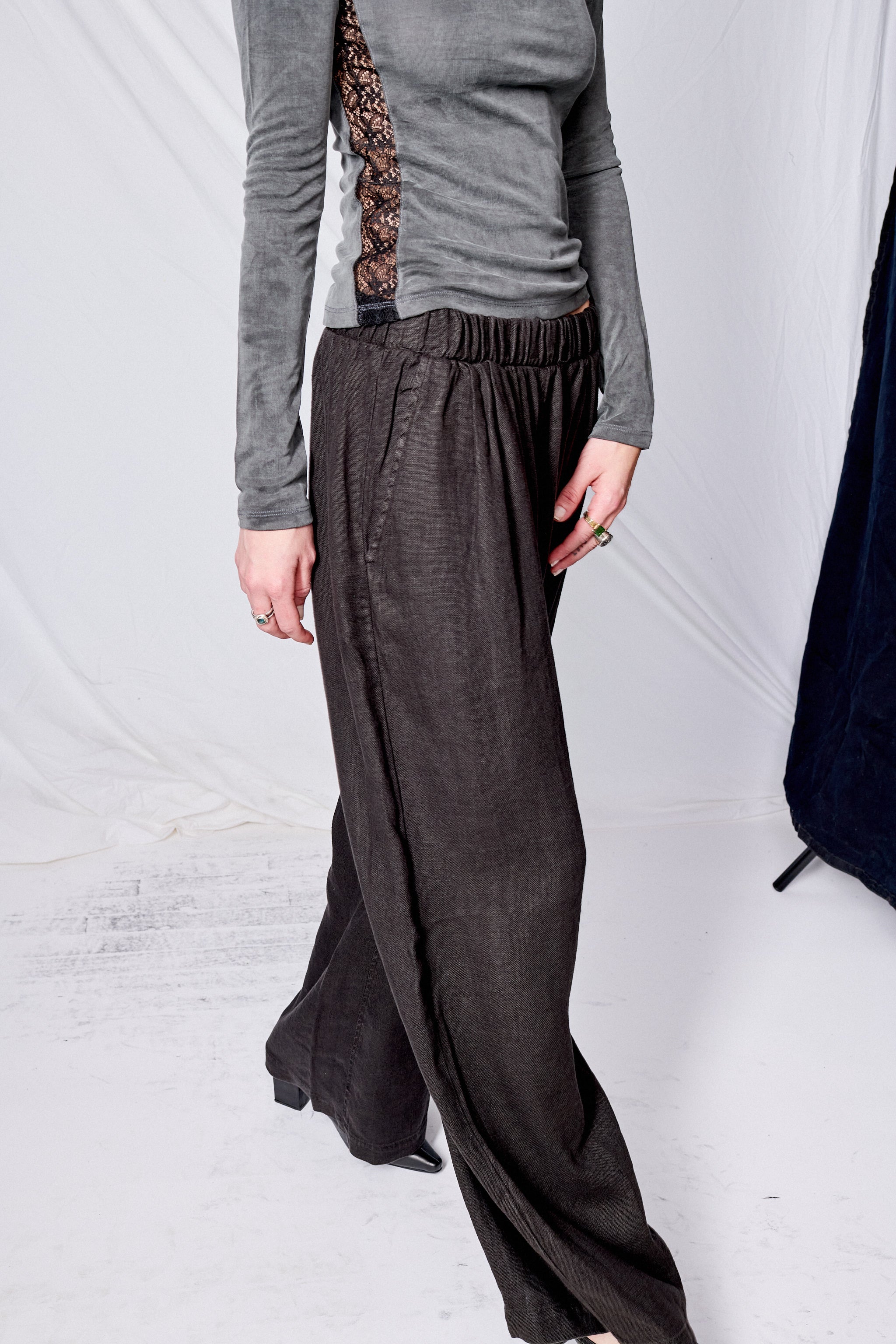 Black Cambria Pant