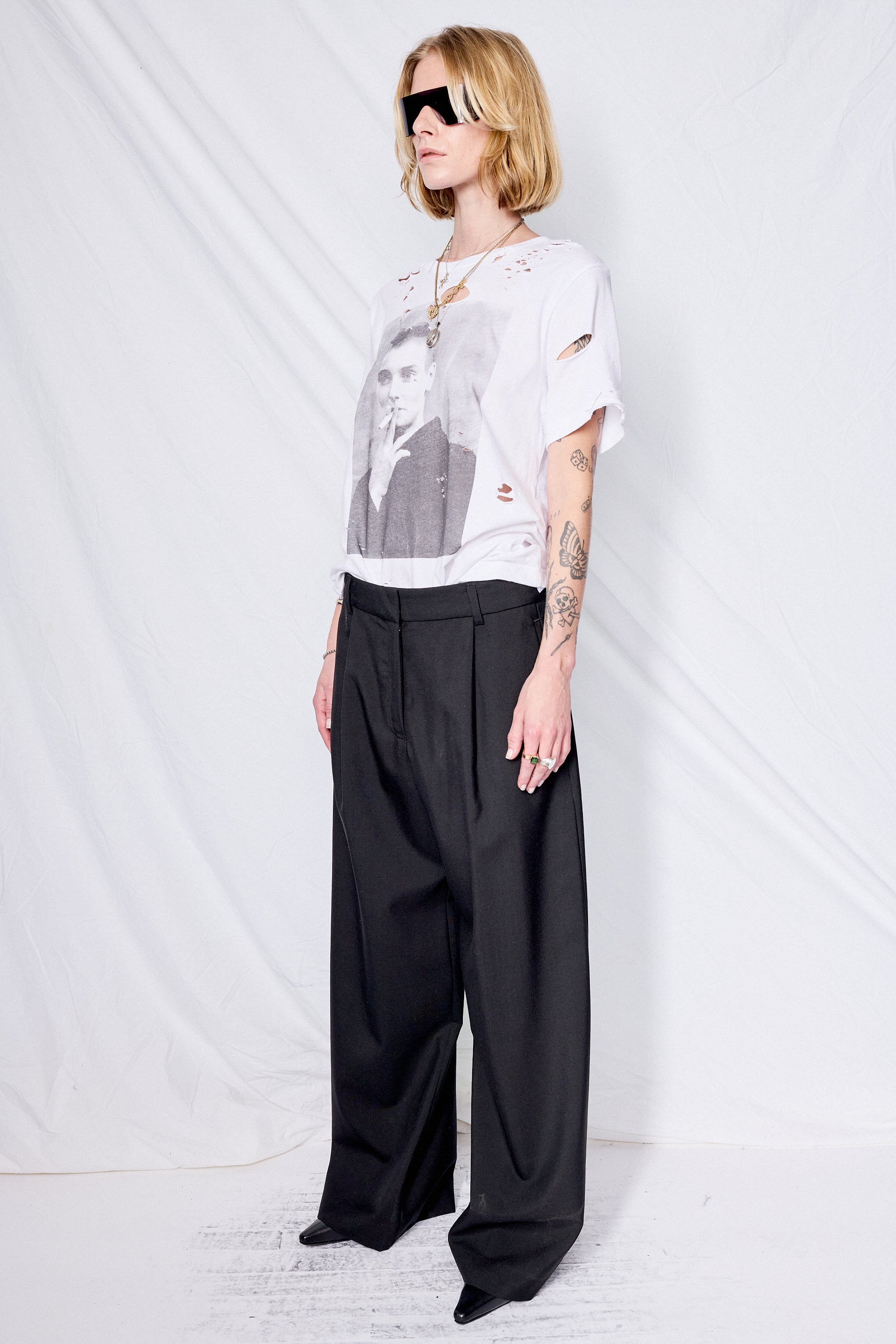 Black Suiting Homme Pant