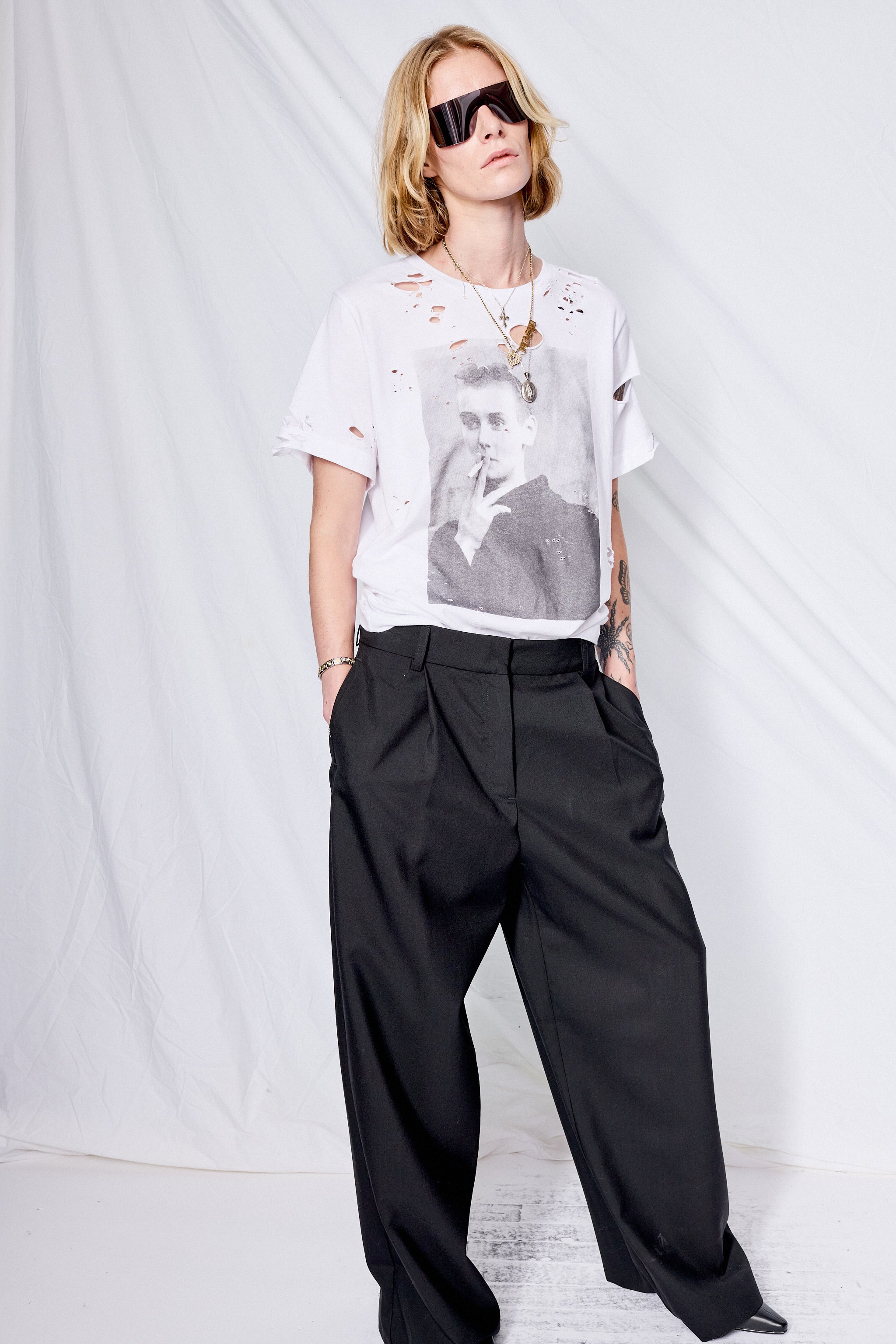 Black Suiting Homme Pant