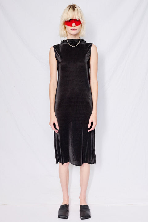 black mock neck dress Drape With an emphasis on signature prints Women'S Summer Casual Mock Neck