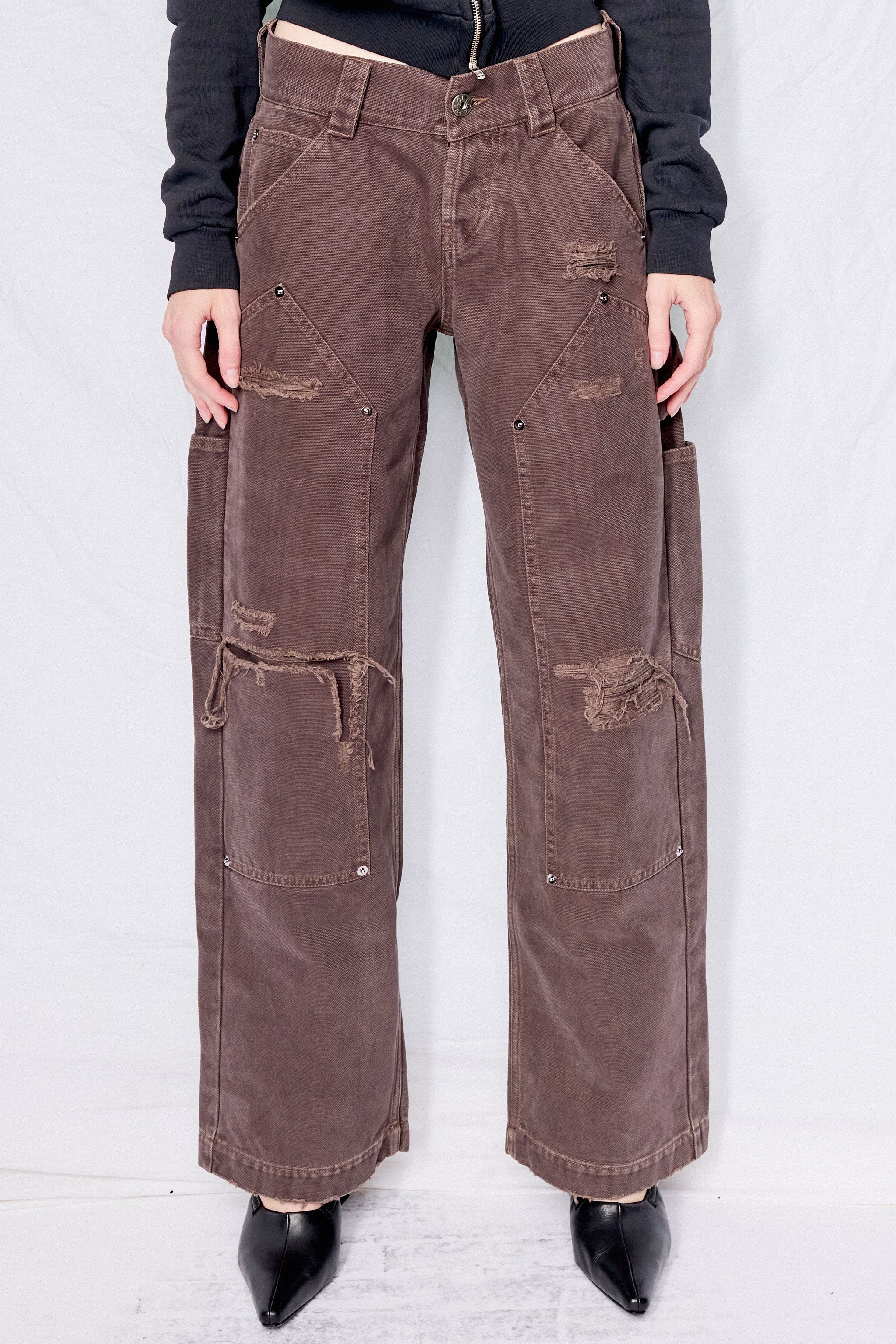 Dark Brown Workwear Pant