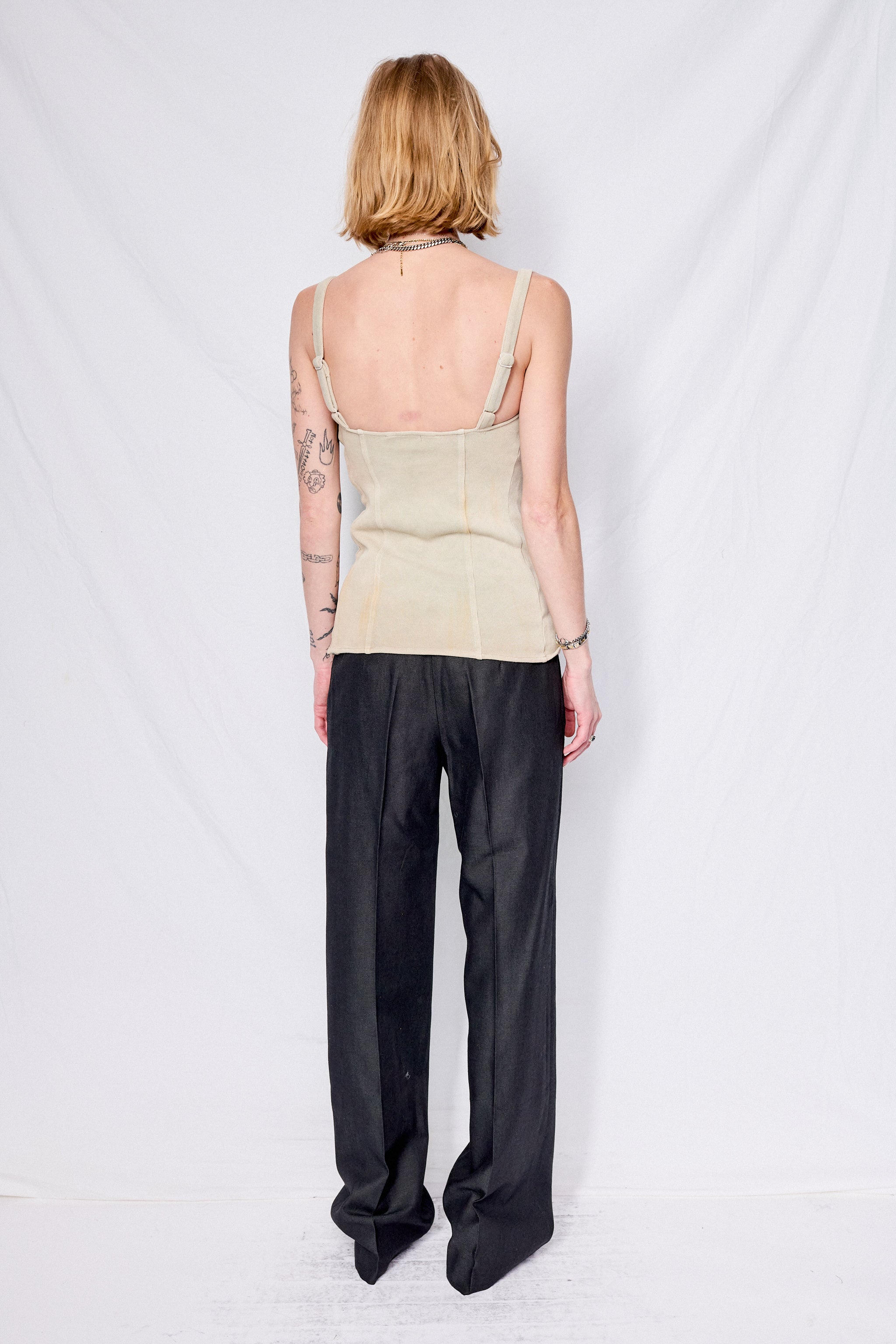 Attic Wash Athletic Rib Cami Tank