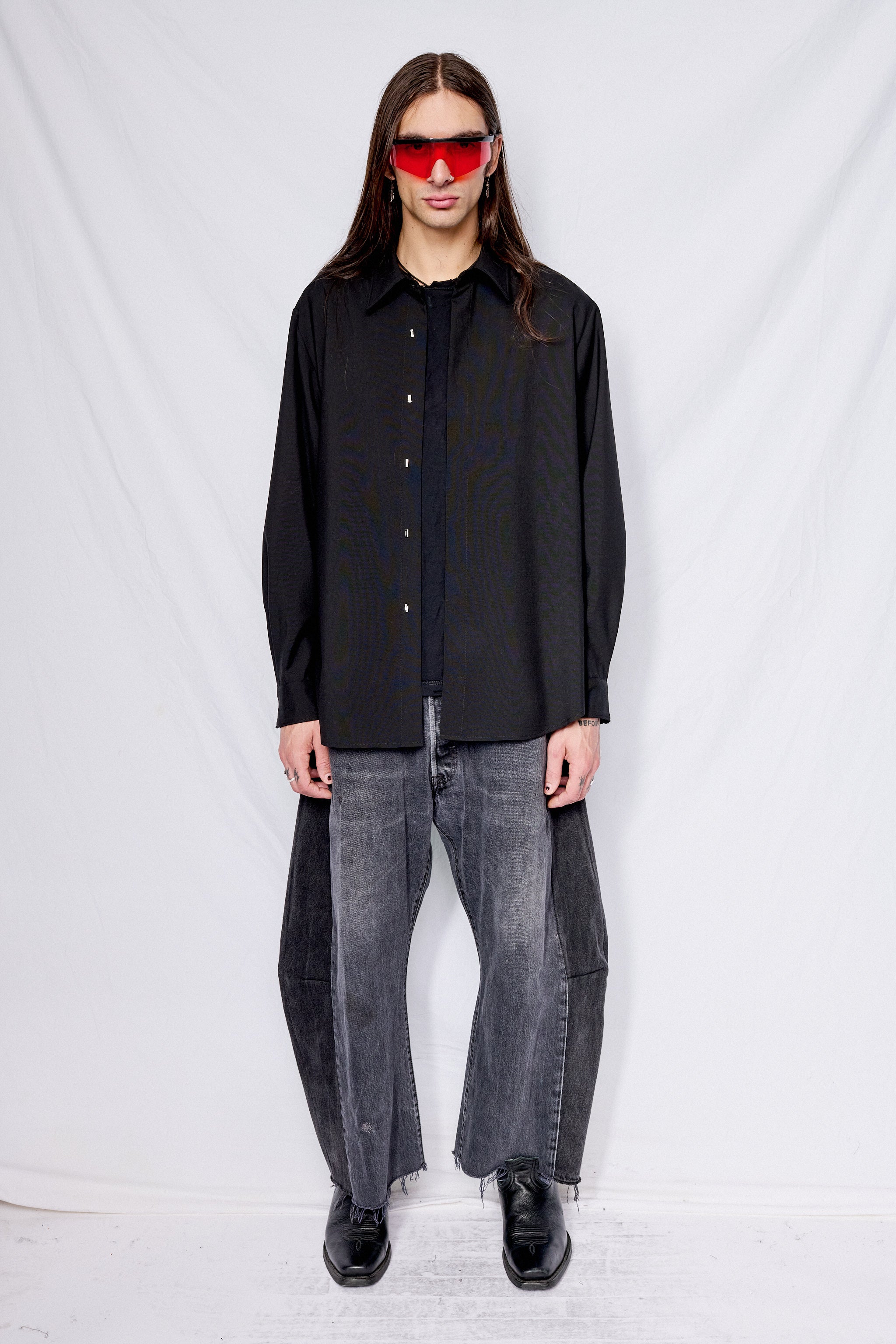Black Suiting Classic Shirt