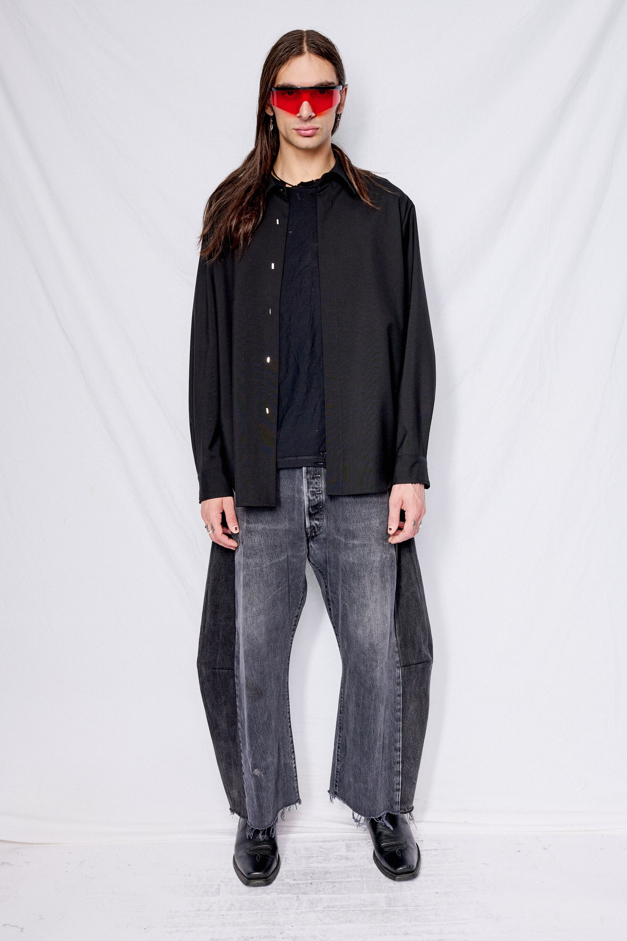 Black Suiting Classic Shirt