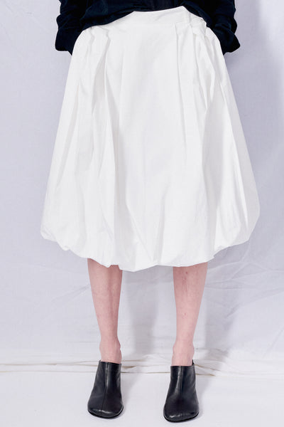 ★DIADORA★ Fleur Balloon Skirt WHITE D5222TSK49WHT White Balloon Midi Skirt - Dunst – Assembly New York