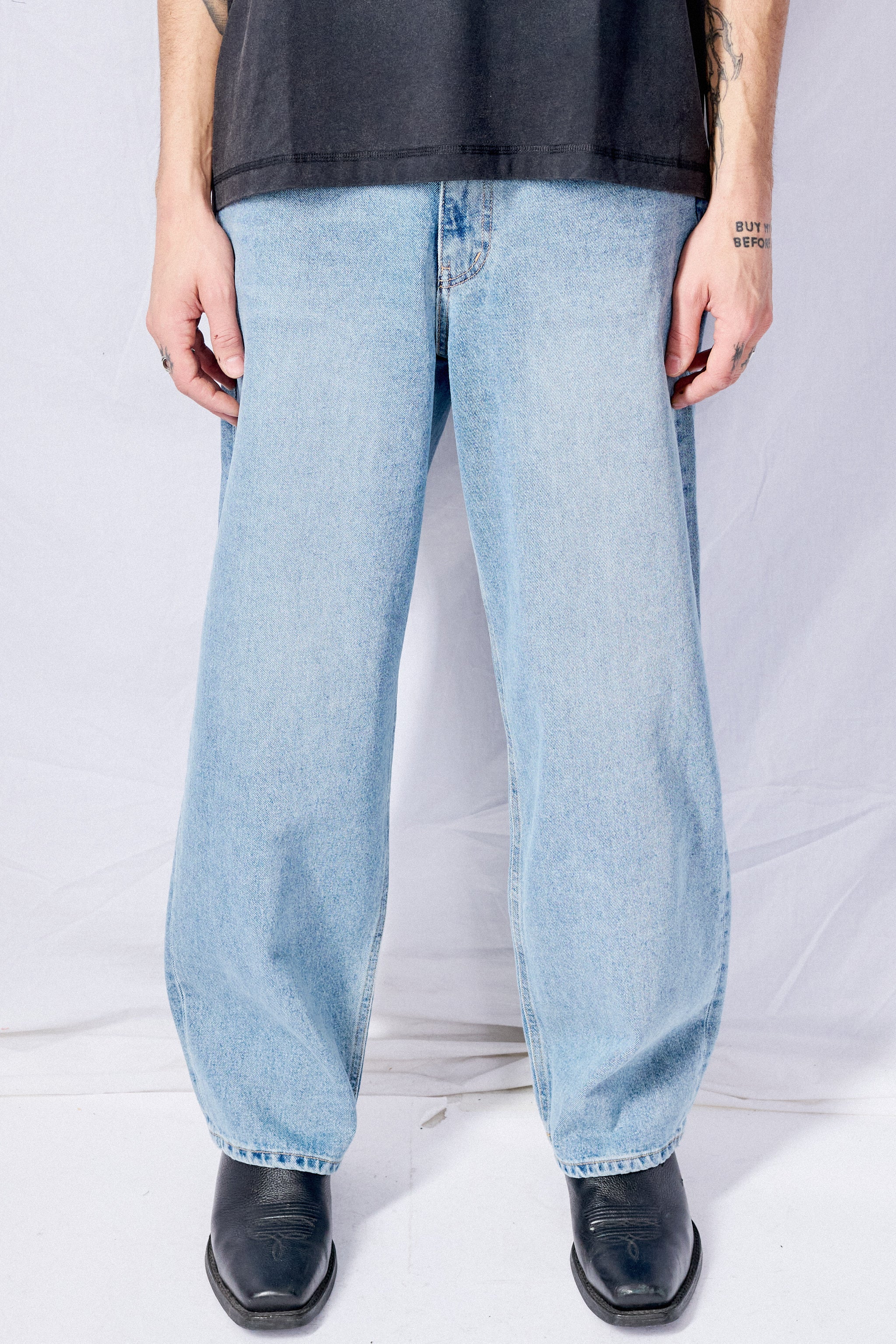 Light Blue Wide Leg Baggy Jean - Dunst – Assembly New York