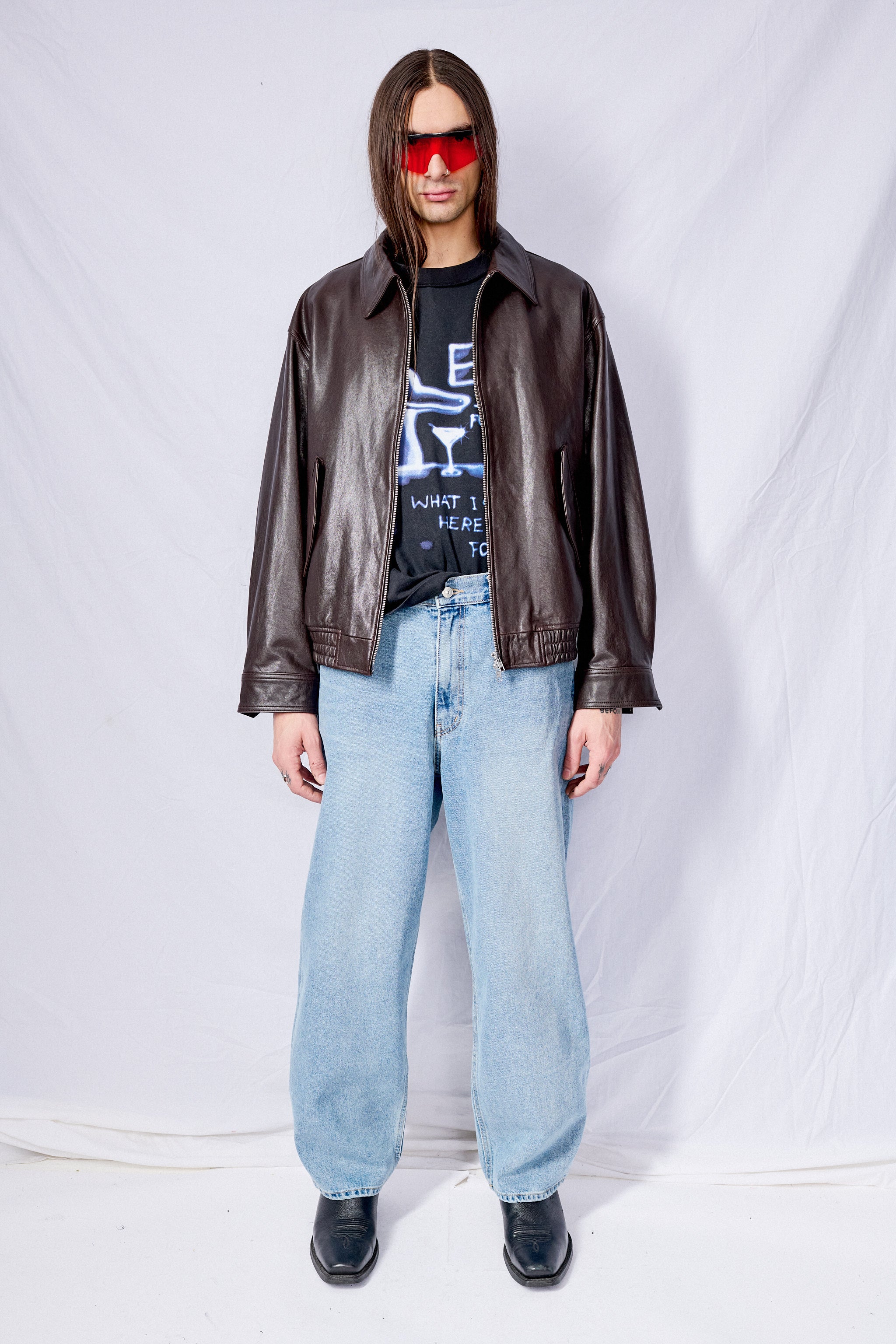 Vintage Black Already Forgot Reversible Tee