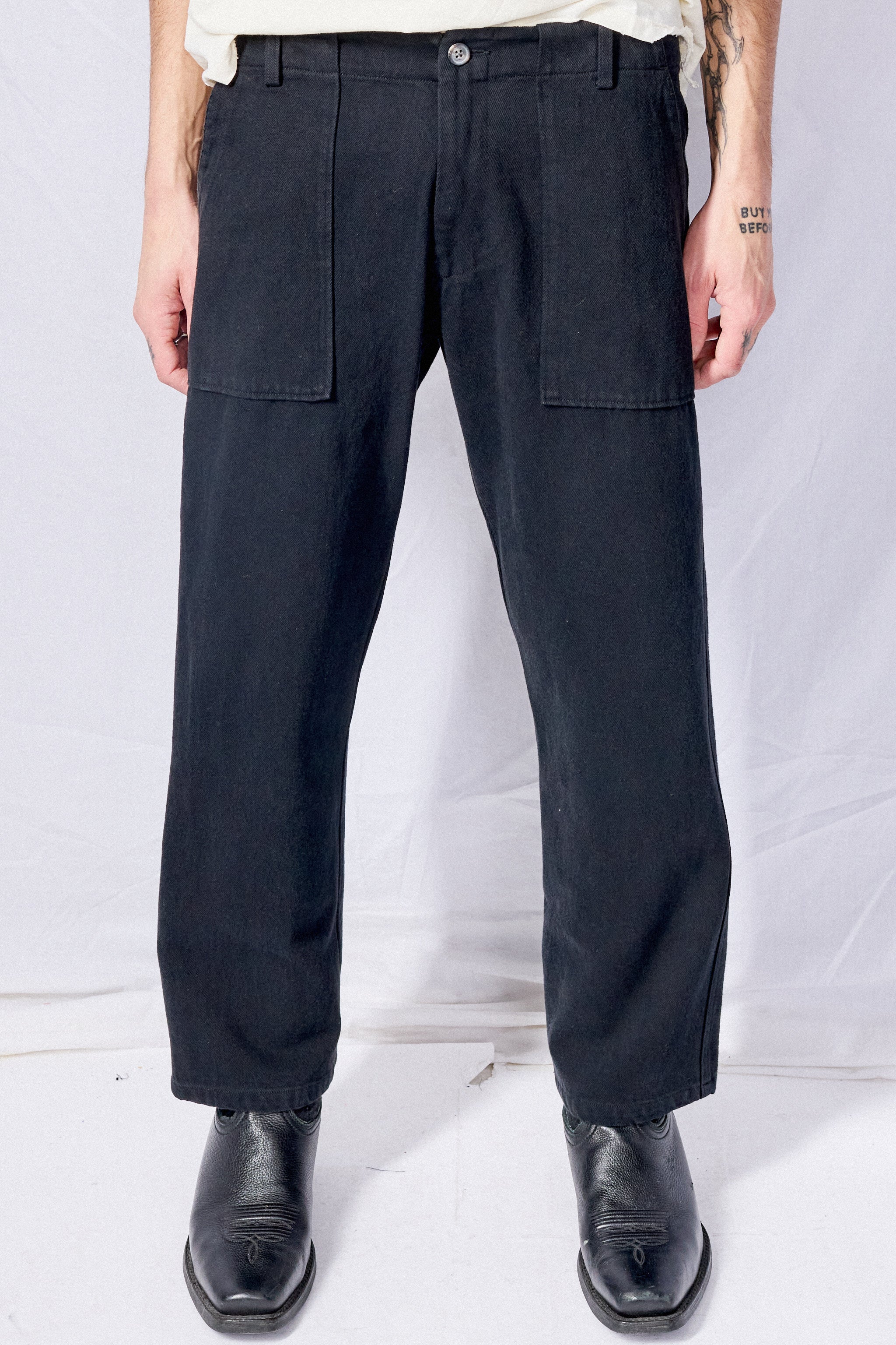 Black Denim Vietnam Pant