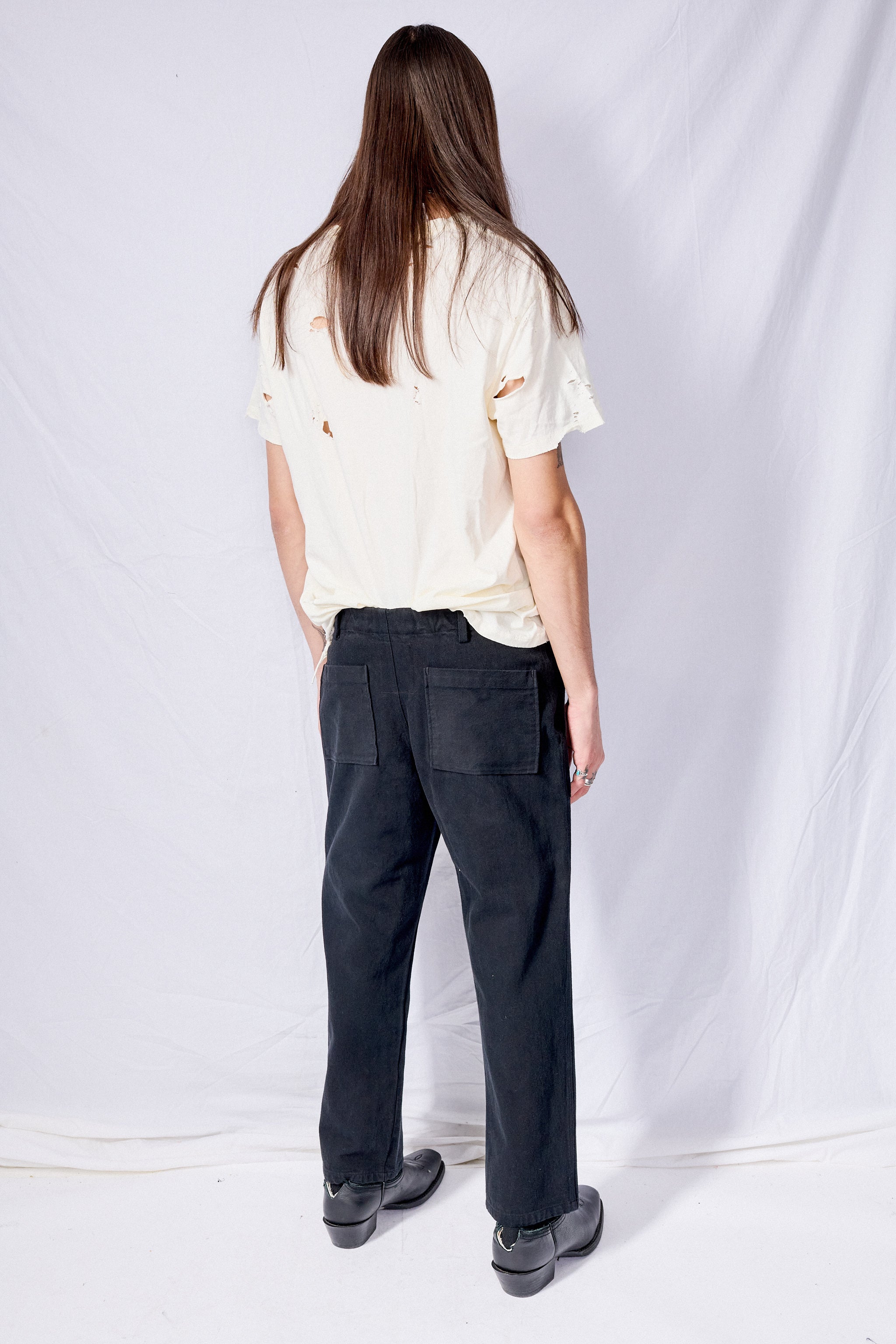 Black Denim Vietnam Pant