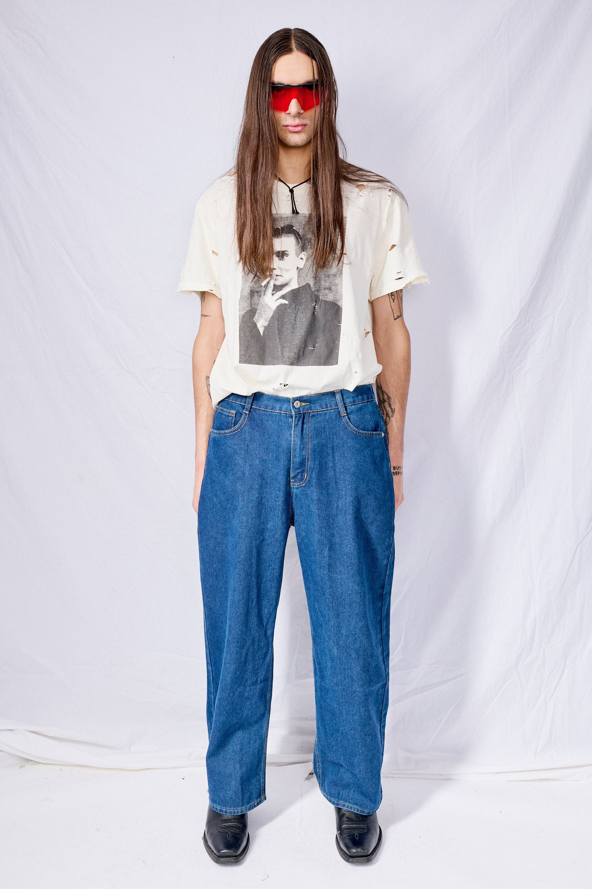 Indigo Loose Jeans